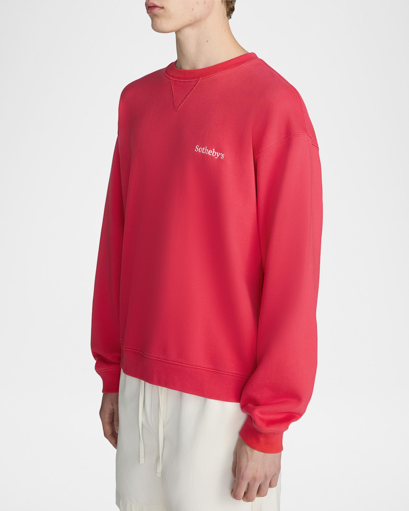 FRAME FRAME x Sotheby's Cotton Crewneck Sweatshirt | Neiman Marcus