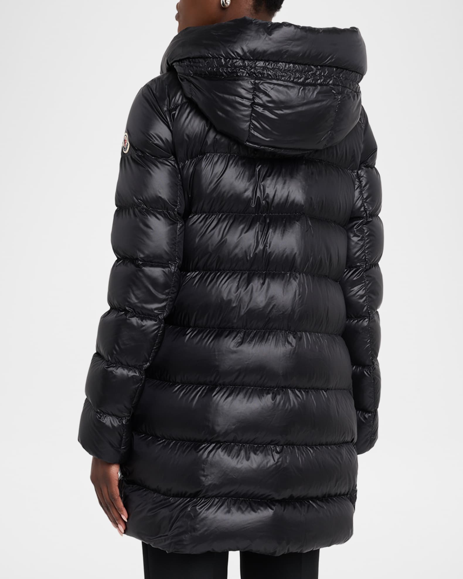 Moncler Genius Suyenne Hooded Mid-Length Down Jacket | Neiman Marcus