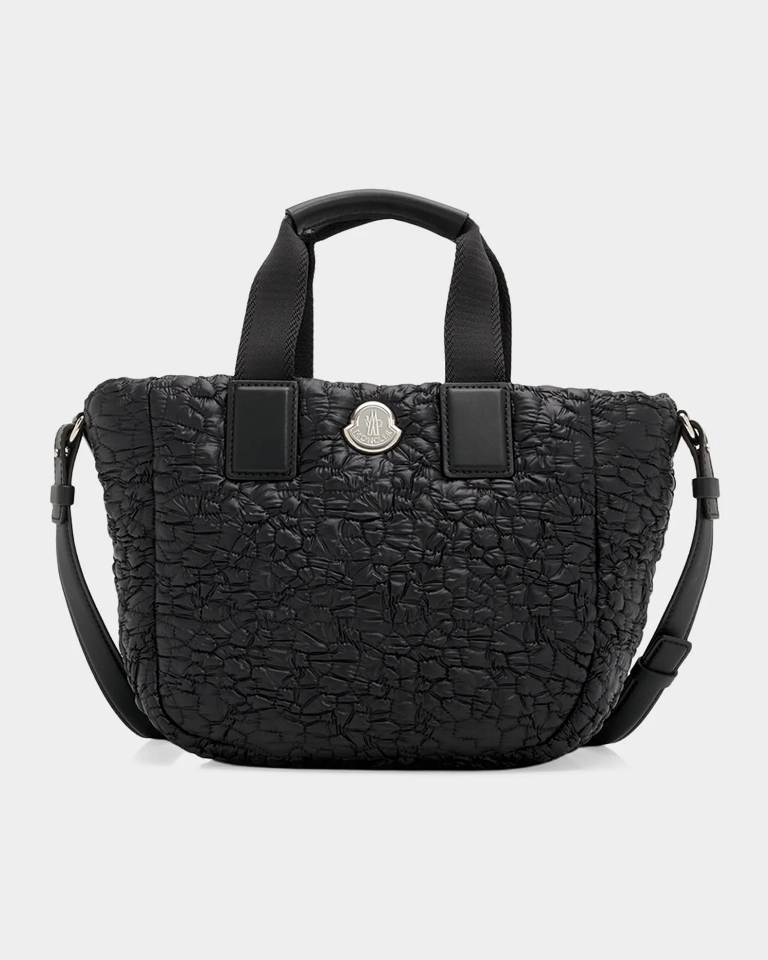 Moncler Mini Caradoc Textured Tote Bag | Neiman Marcus