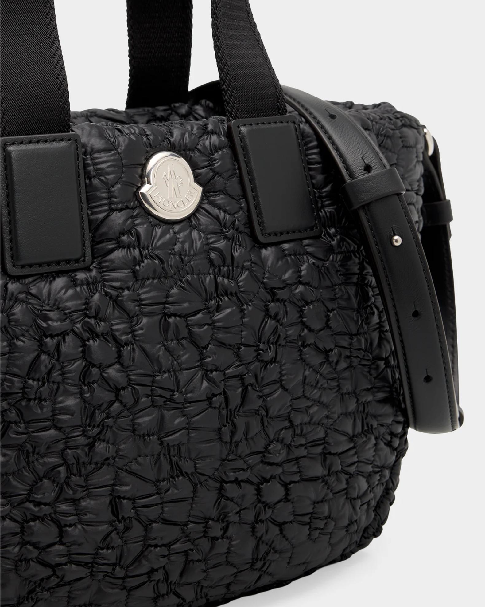Moncler Mini Caradoc Textured Tote Bag | Neiman Marcus