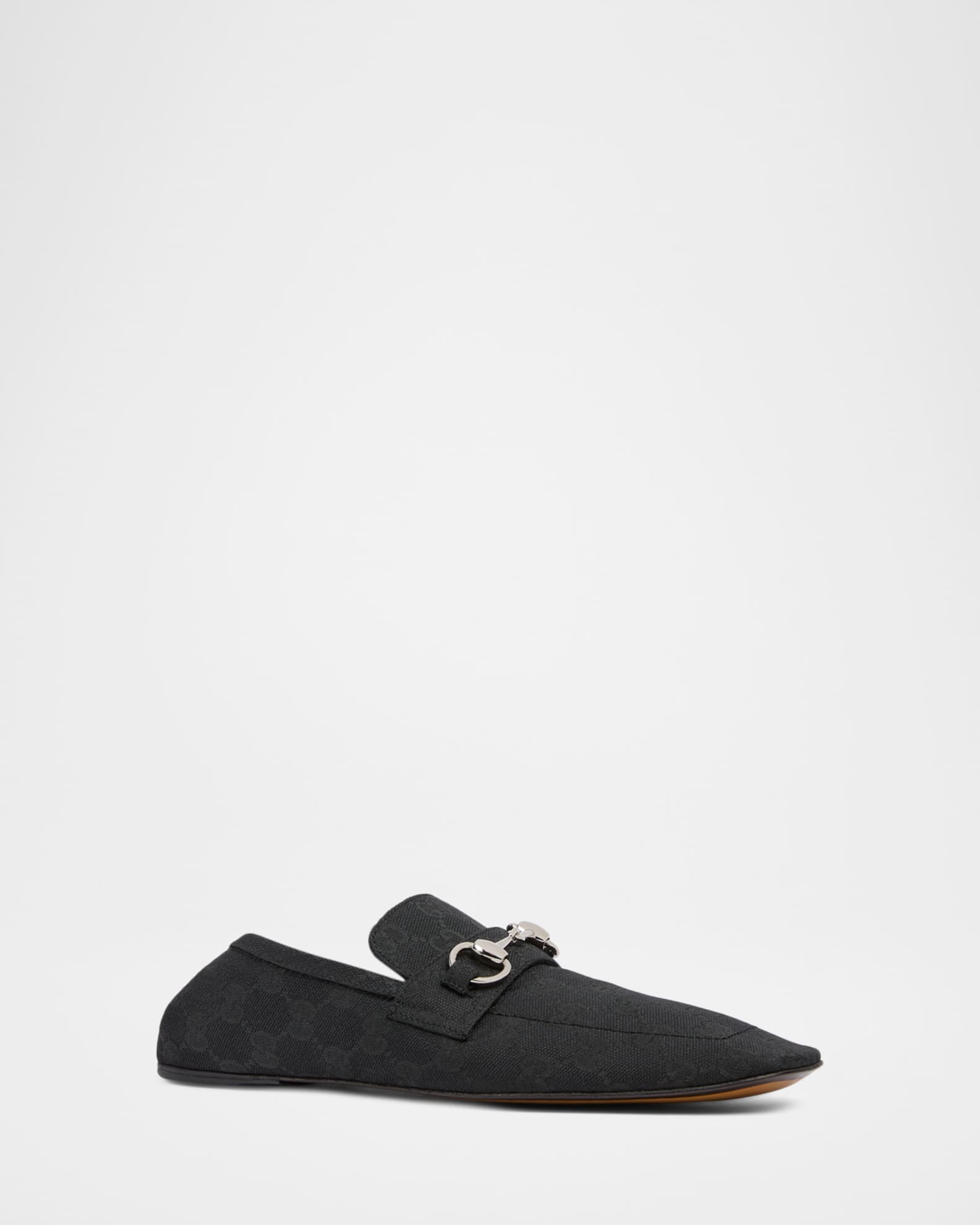 Gucci Ragazzo GG Canvas Loafers with Horsebit | Neiman Marcus