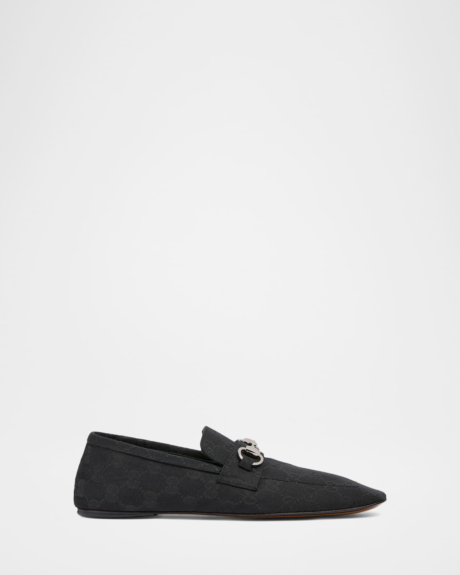 Gucci Ragazzo GG Canvas Loafers with Horsebit | Neiman Marcus