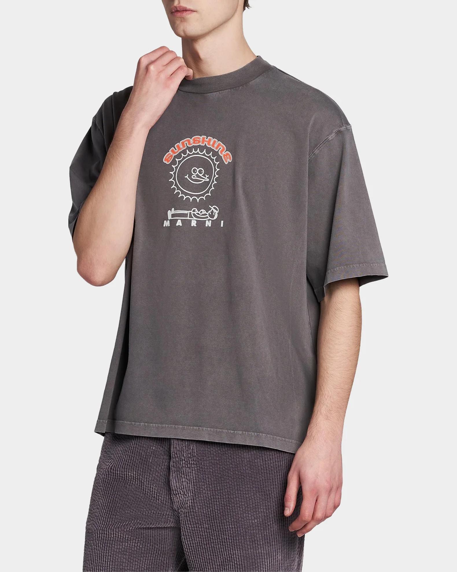 Marni Sunshine Relaxed-Fit Crewneck T-Shirt | Neiman Marcus