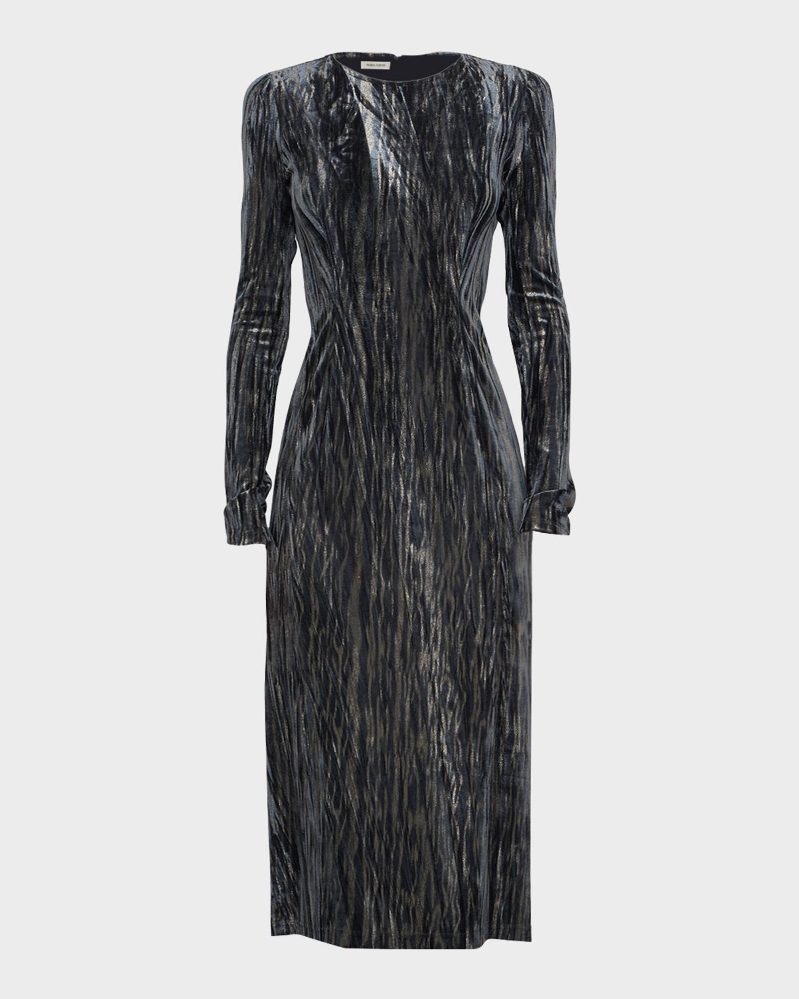 prabal gurung black and white dress Long Sleeve Velvet Midi Tube AW23 Black Mini Dress with Waist Size:34″ Avoid exposure to harsh