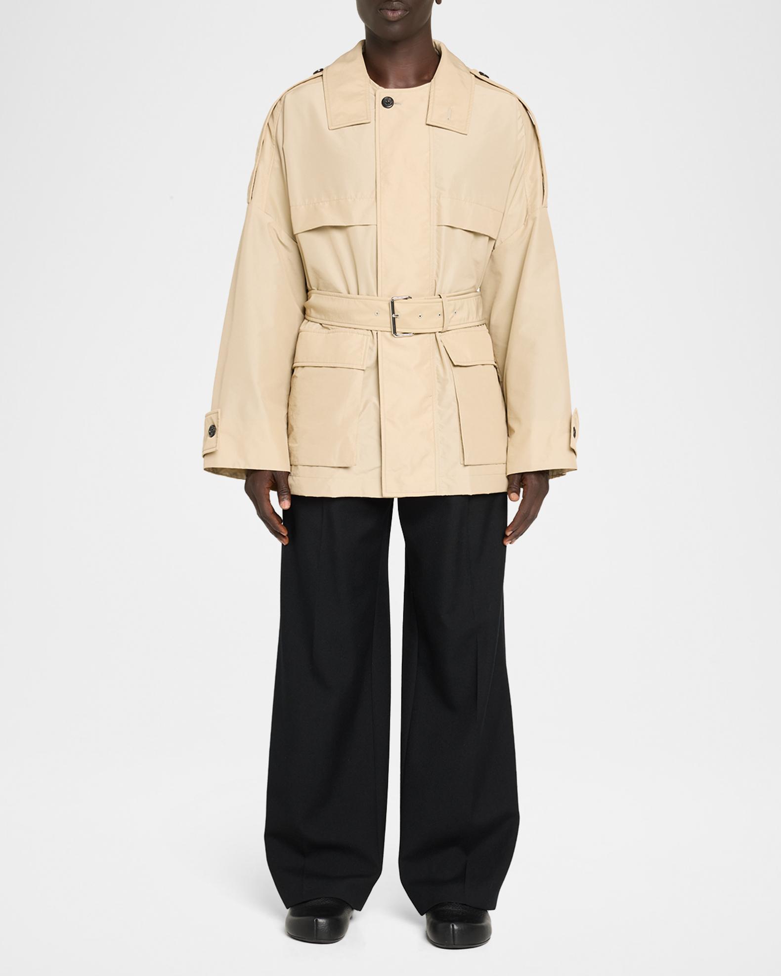 Marni Men's Belted Short Trench Coat | Neiman Marcus