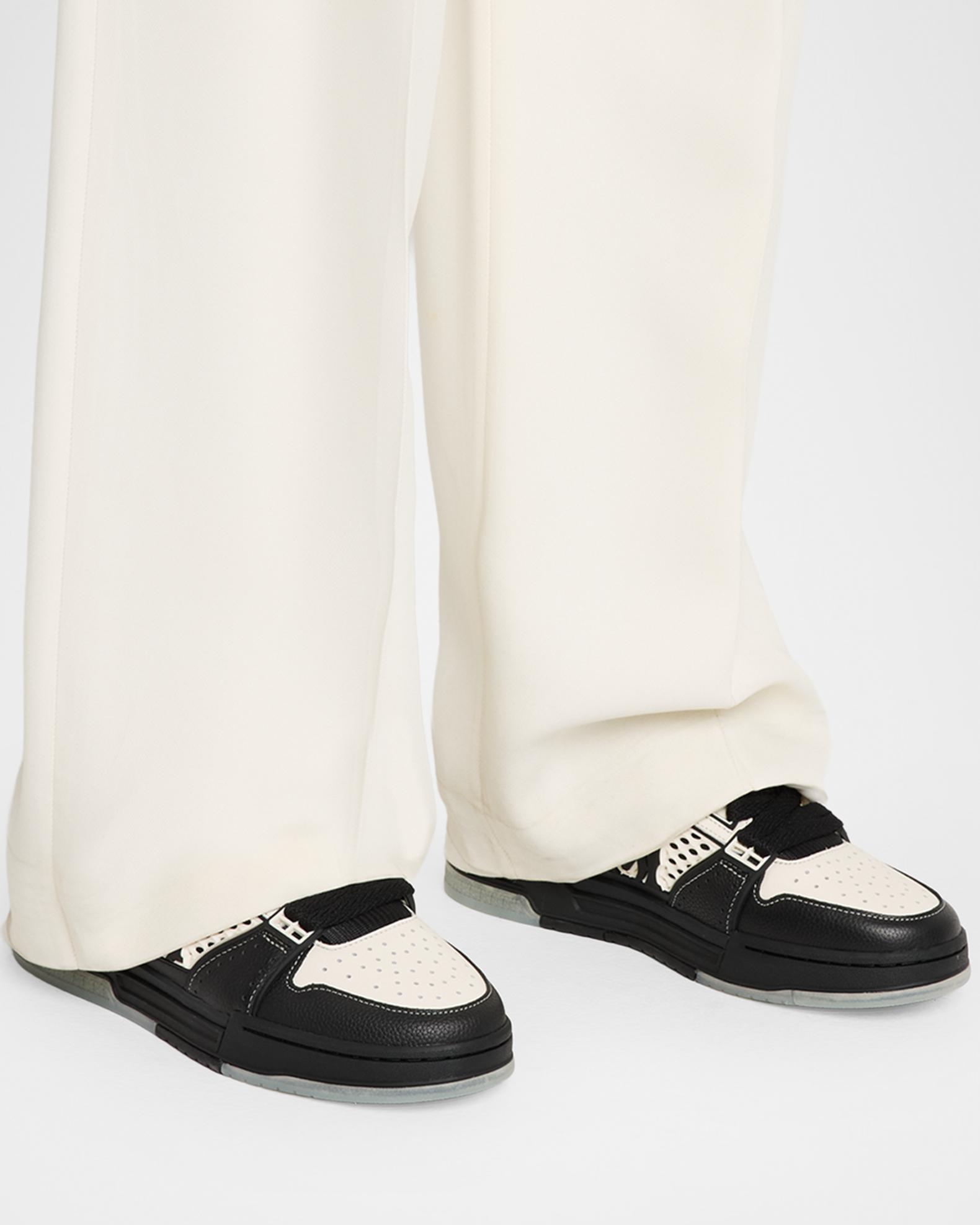 Amiri Skyline Logo Leather Sneakers | Neiman Marcus