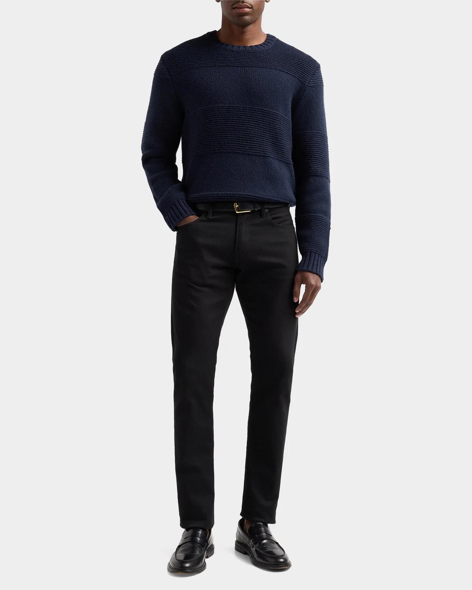 Vince Men's Garter Rugby Stripe Crewneck Sweater | Neiman Marcus