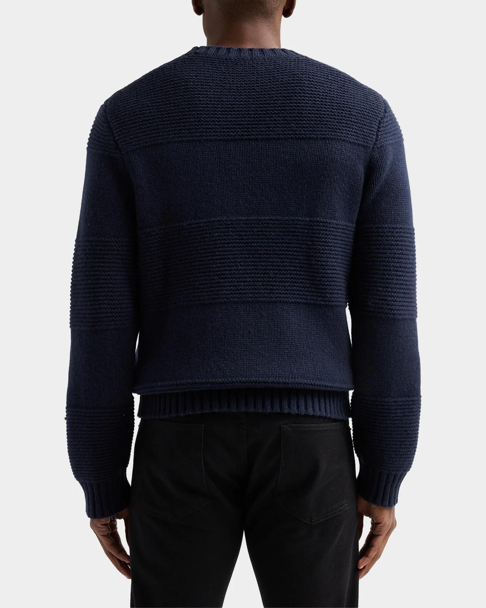 Vince Men's Garter Rugby Stripe Crewneck Sweater | Neiman Marcus