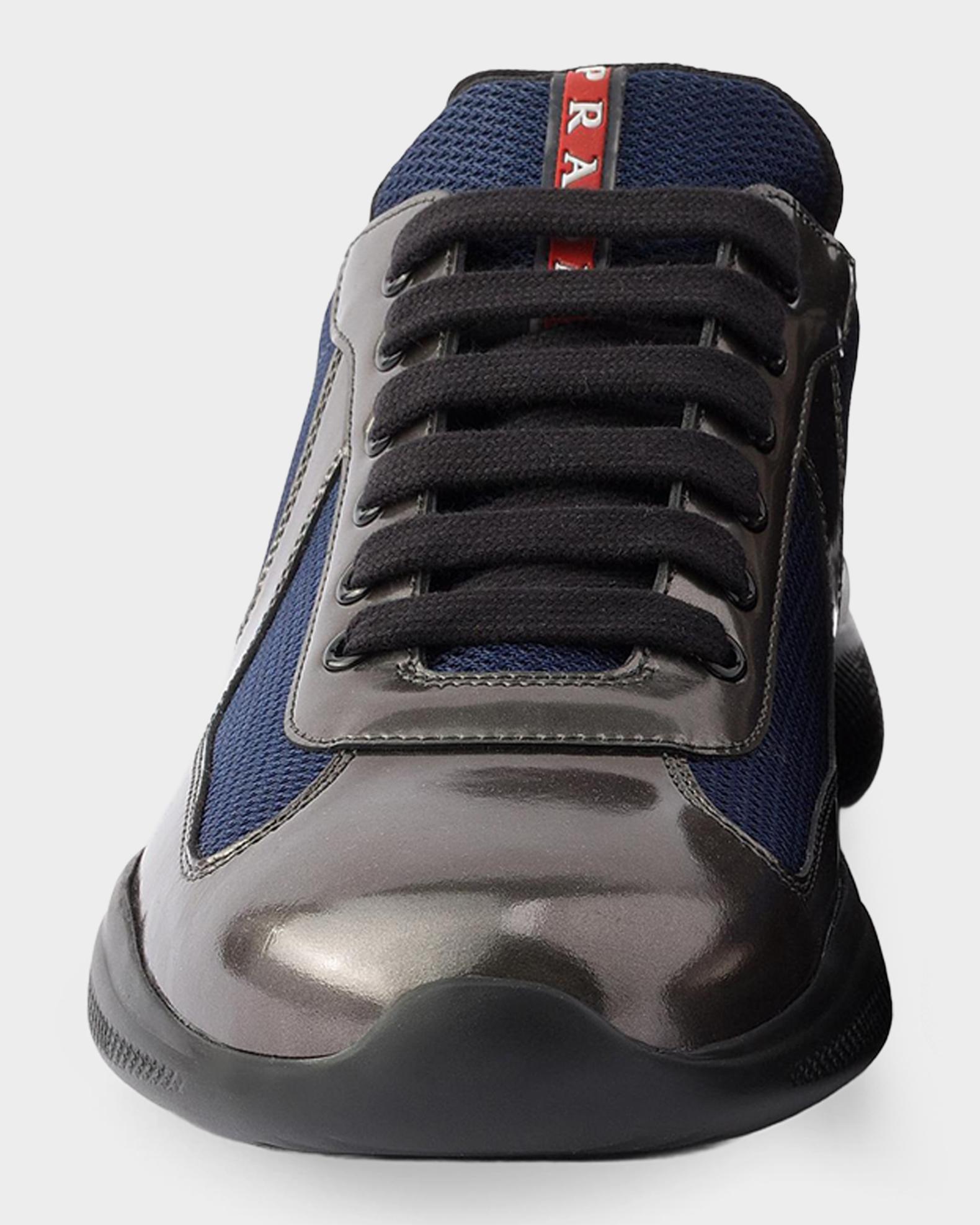 ジャンク　prada sport america’s cup 26.5 Prada Men's Prada America's Cup Metallic Leather & Bike Fabric