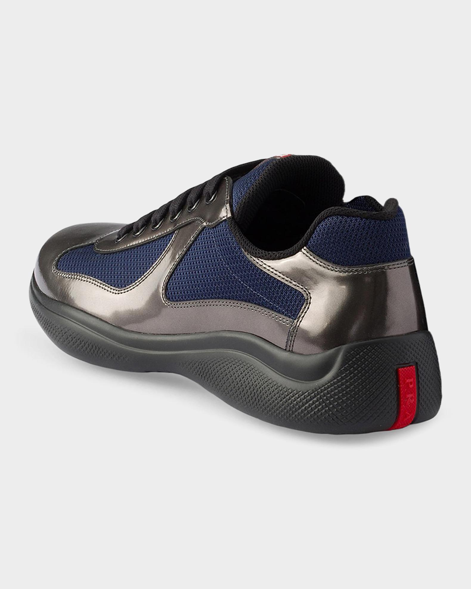 ジャンク　prada sport america’s cup 26.5 Prada Men's Prada America's Cup Metallic Leather & Bike Fabric