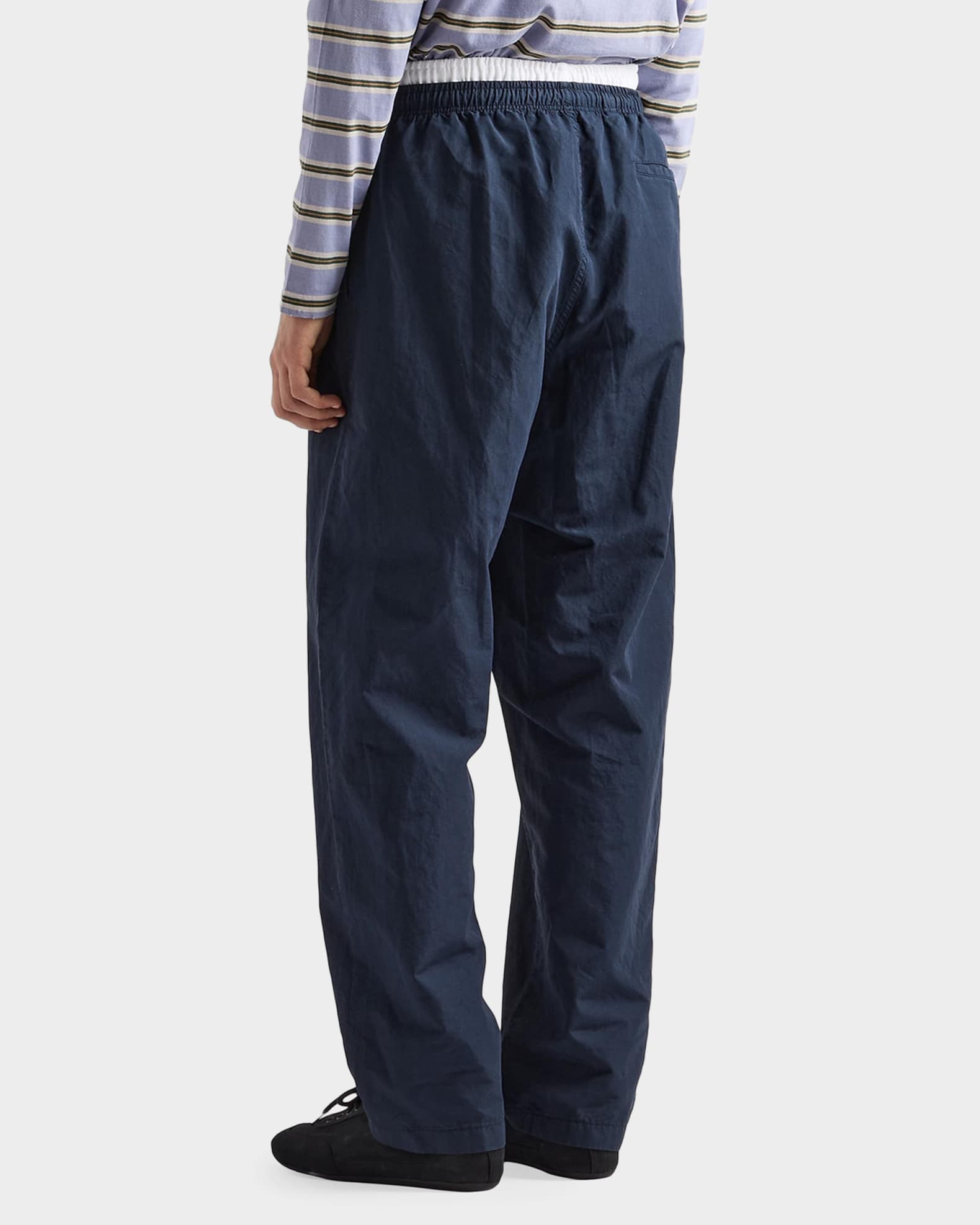 パンツ prada 24ss pants Prada Men's Linen-Blend Wide-Leg Drawstring Pants | Neiman Marcus