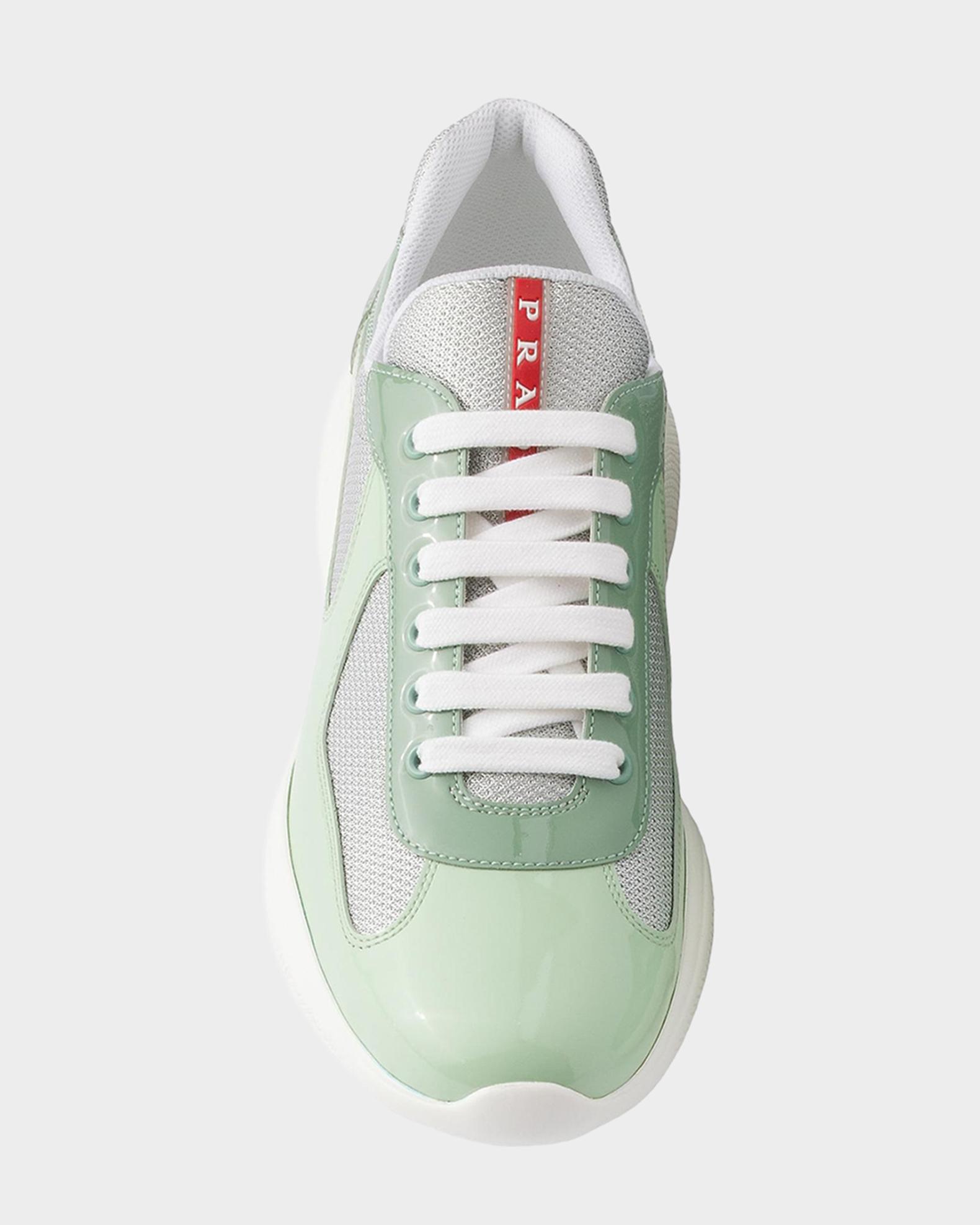 Prada Men's Patent Leather & Technical Fabric Prada America's Cup