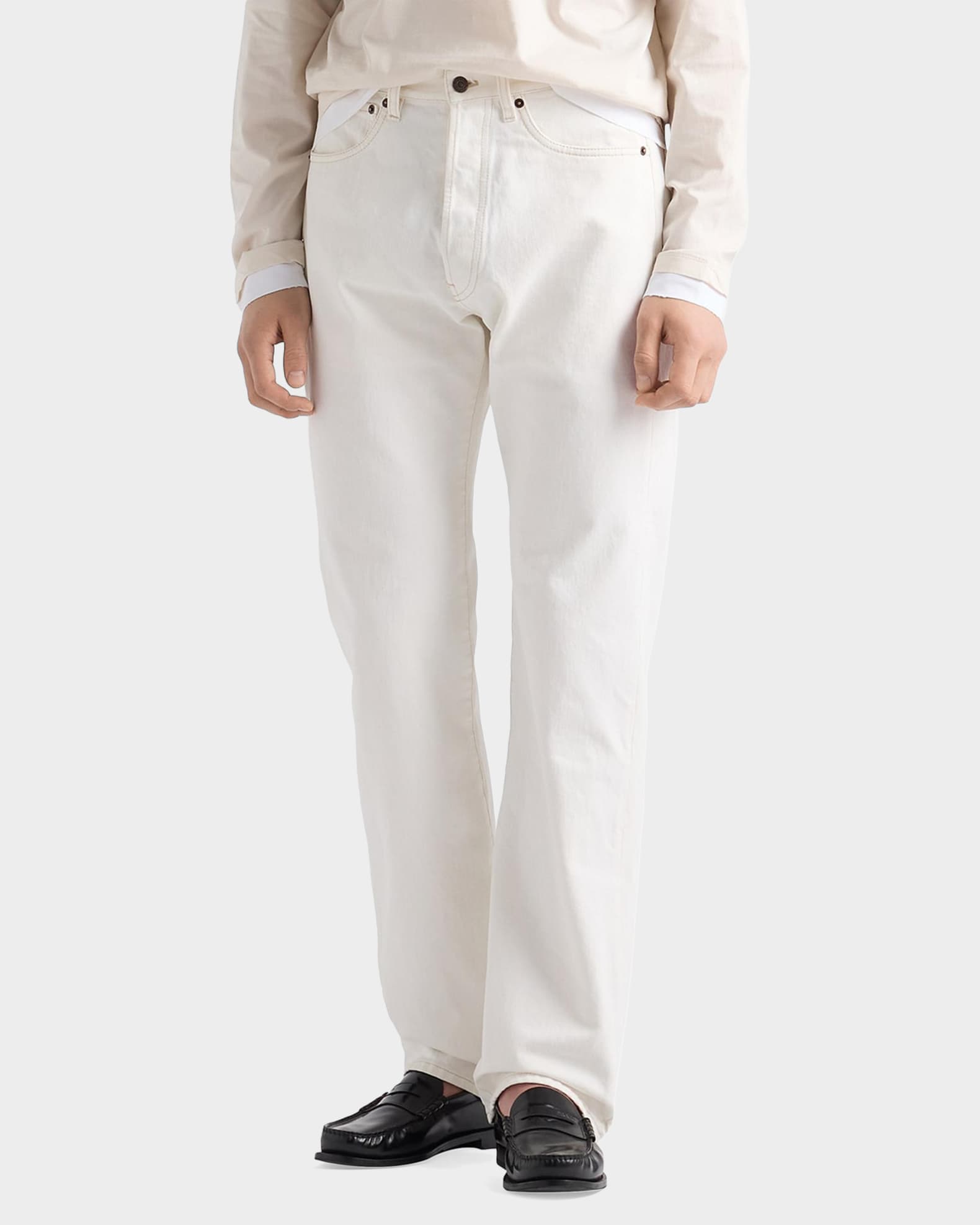 Prada Men's Old Denim Five-Pocket Jeans | Neiman Marcus