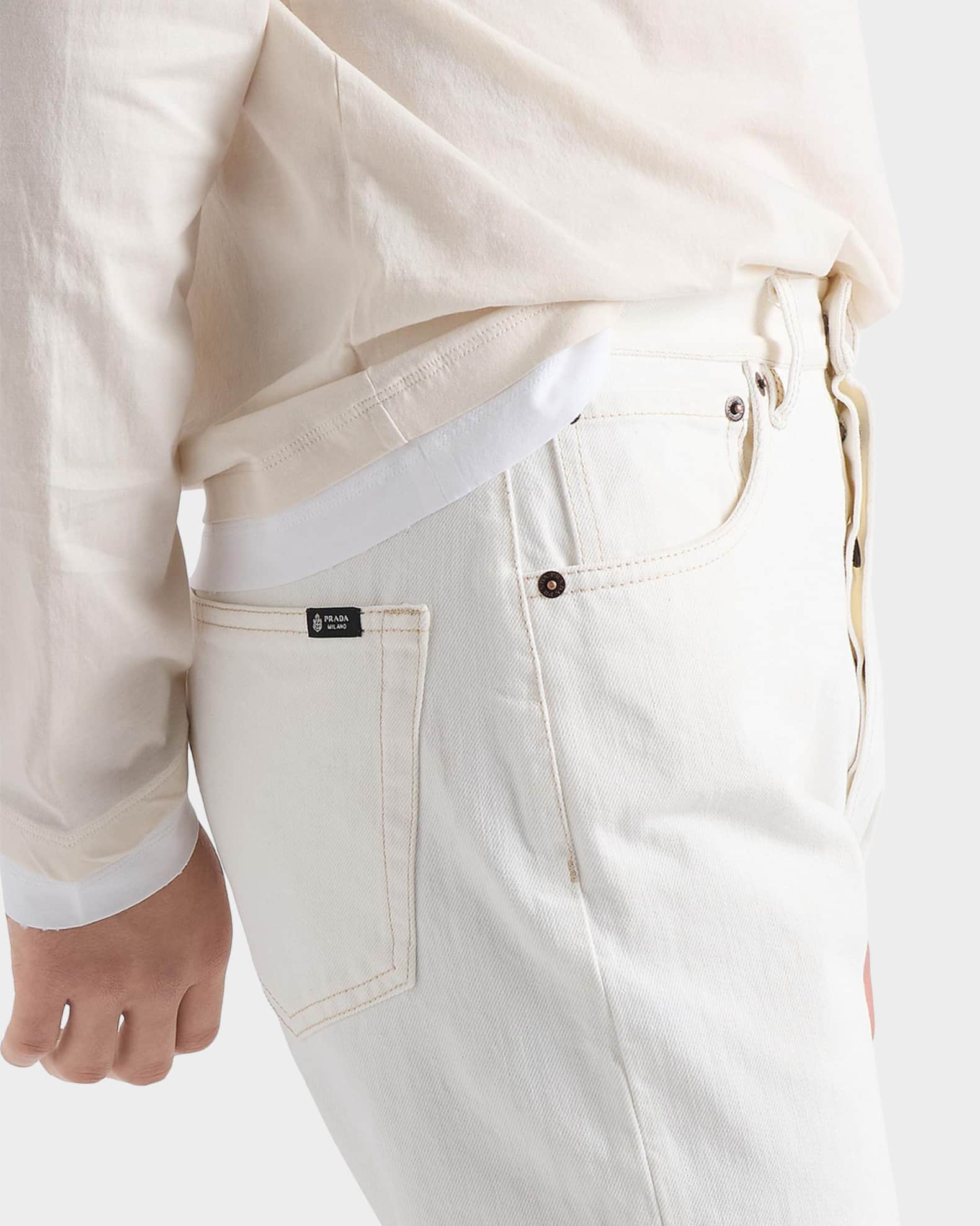 Prada Men's Old Denim Five-Pocket Jeans | Neiman Marcus