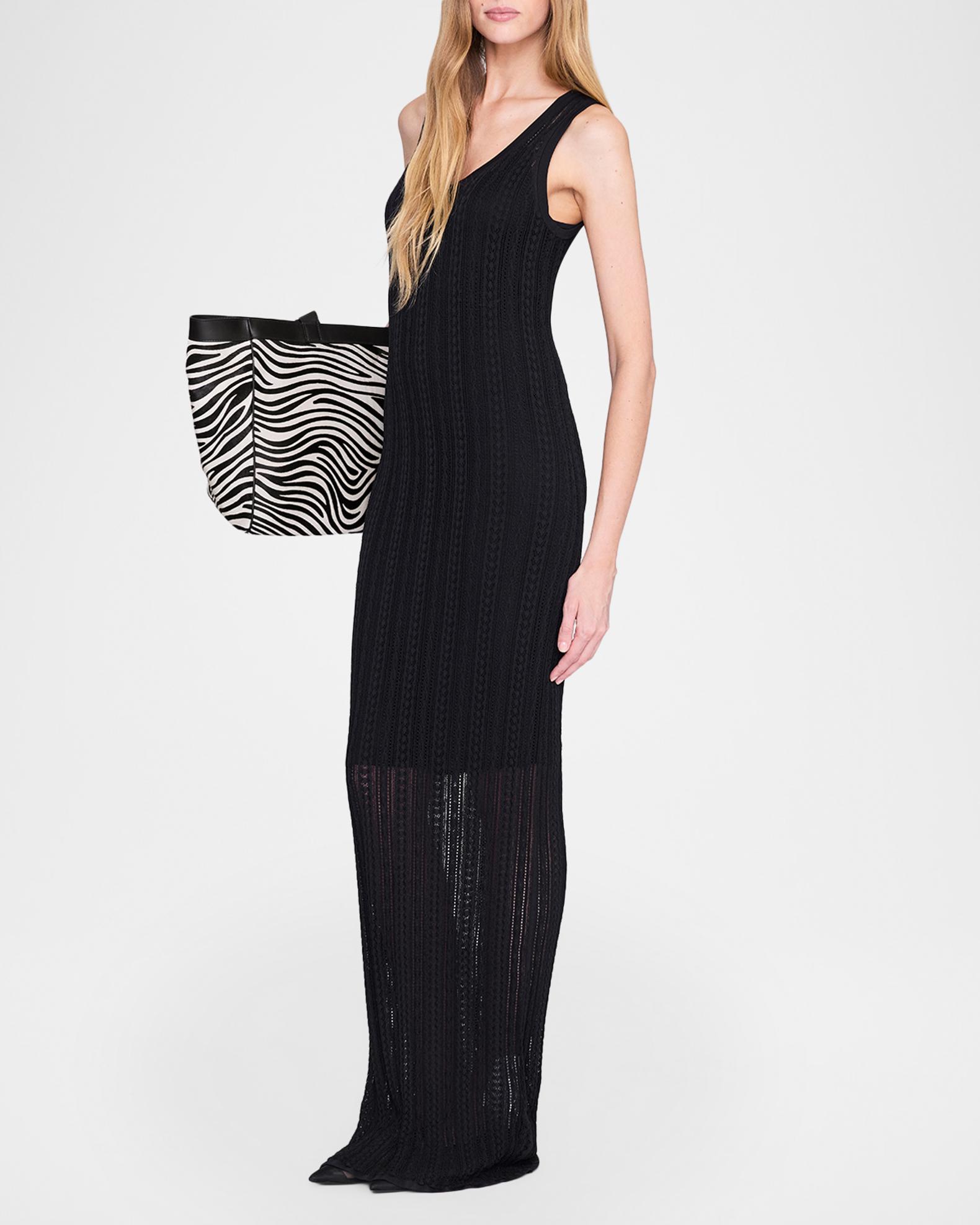 anine bing knit dress Arie Open-Knit Maxi group-color__spandex stretch 4-way fabric roll 10 yds x 58