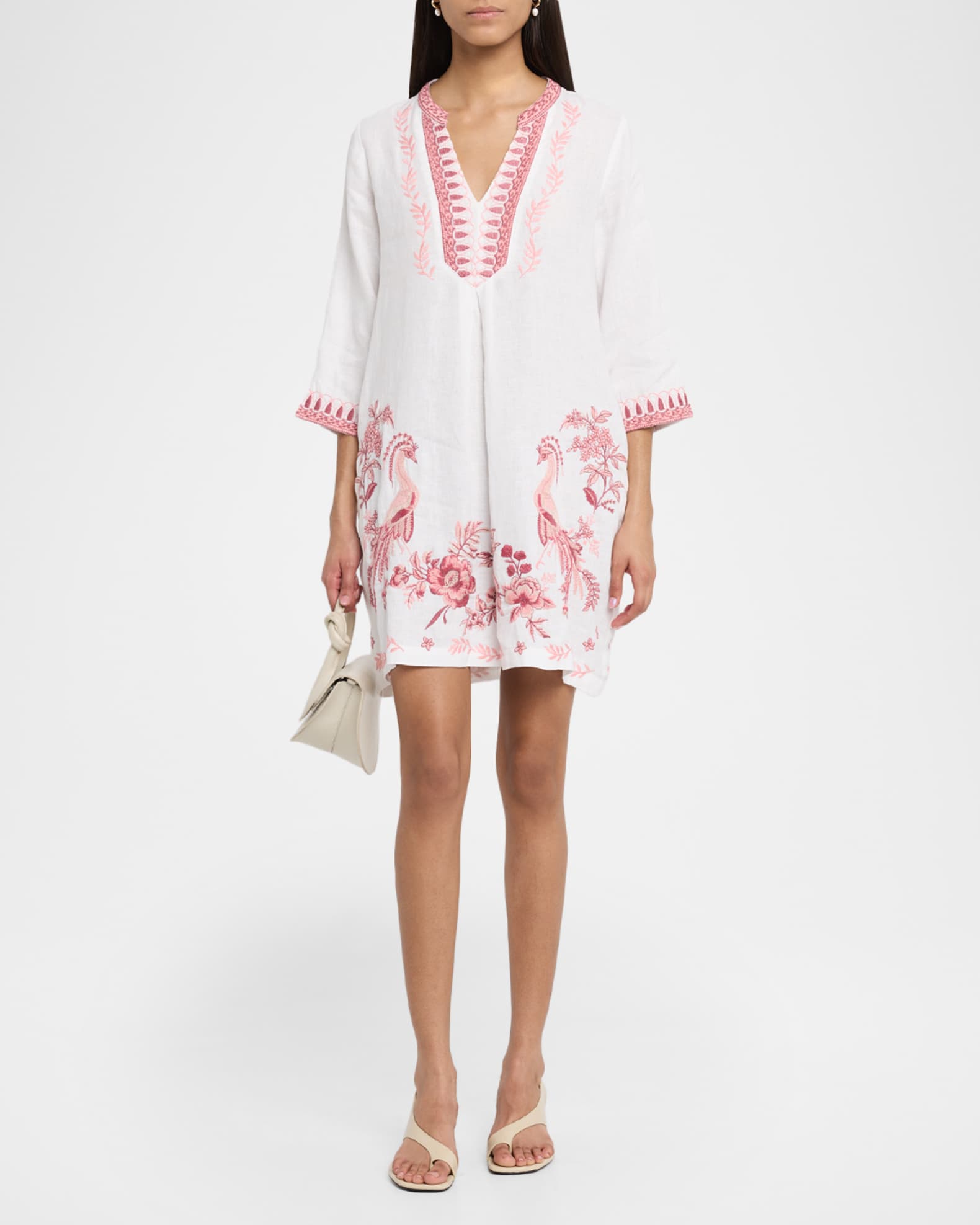 embroidered linen shift dress Buy Black/Natural Embroidered Mini Shift Dress With Linen from Next USA