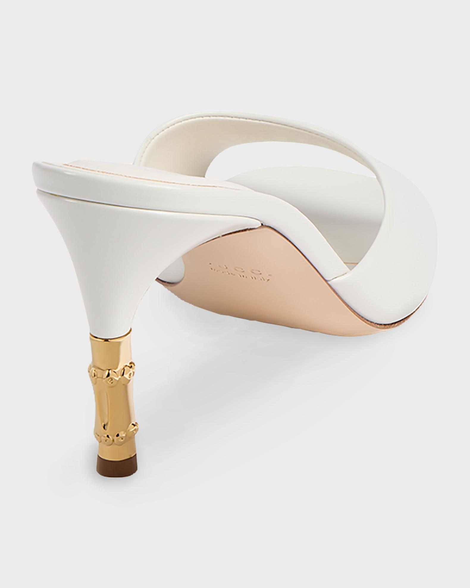 GUCCI ミュール　サイズ23.5 Gucci 75mm Castello Leather Mules | Neiman Marcus