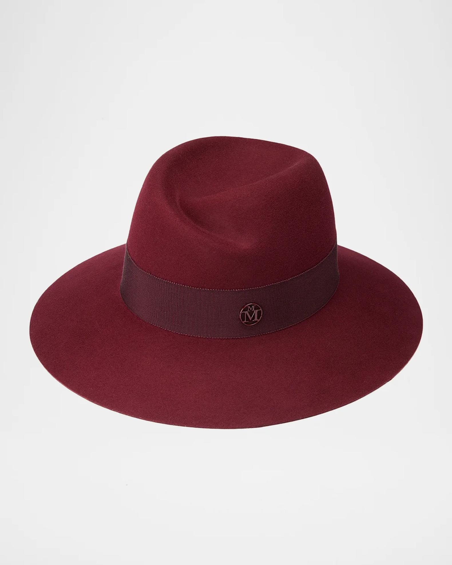 Maison Michel Virginie Wool Felt Fedora | Neiman Marcus