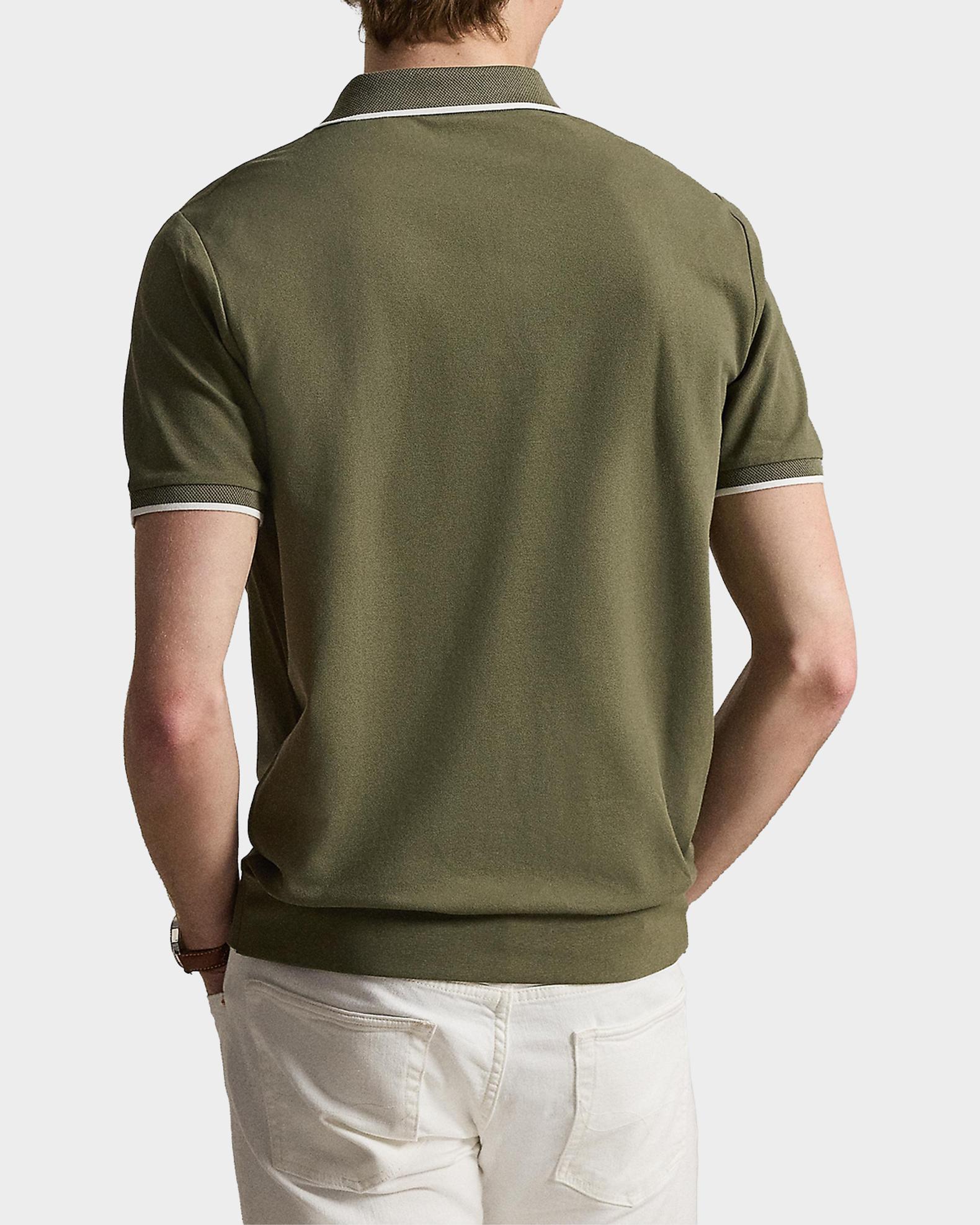 Polo Ralph Lauren Men's Classic-Fit Stretch Mesh Zip Polo Shirt