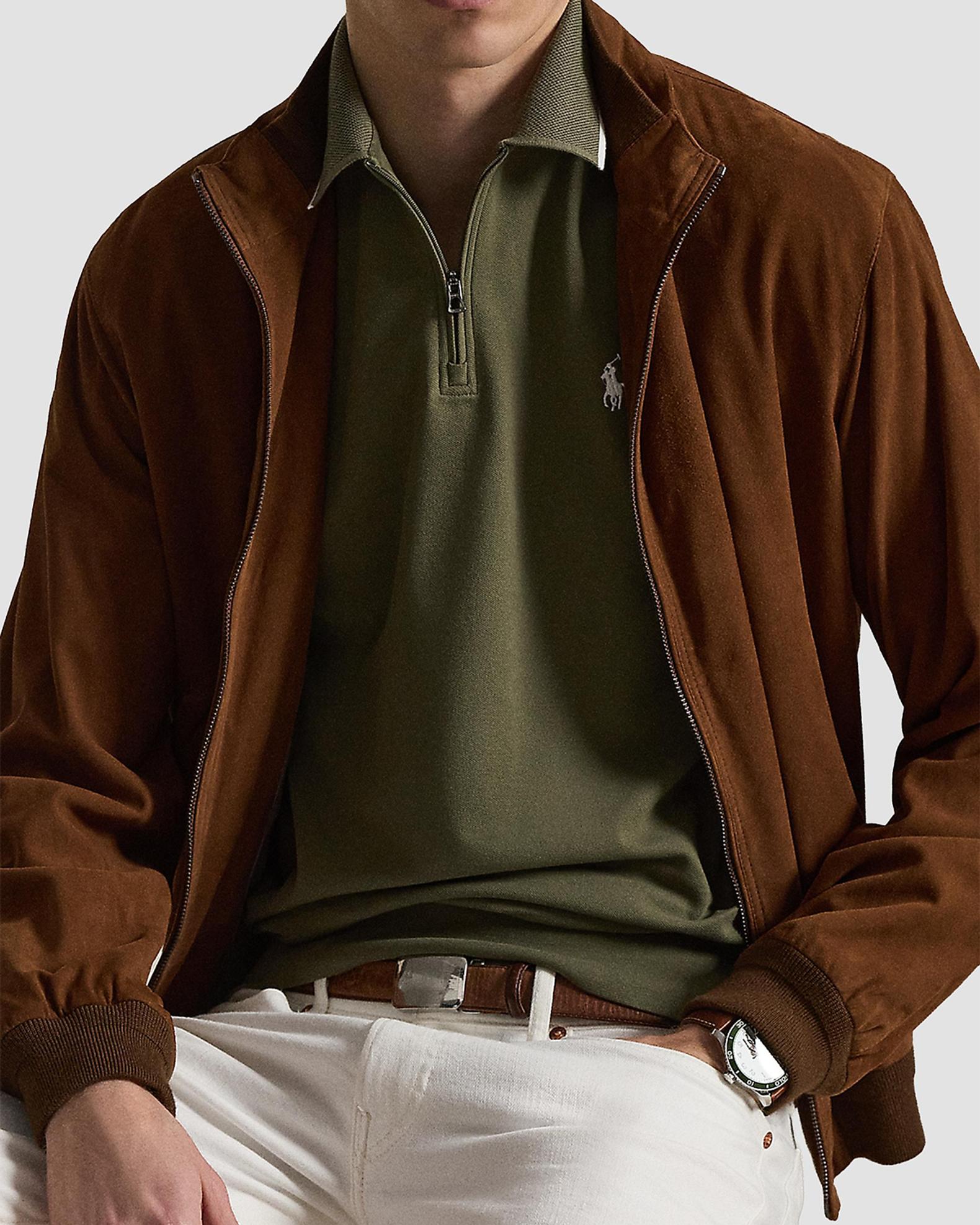Polo Ralph Lauren Men's Classic-Fit Stretch Mesh Zip Polo Shirt