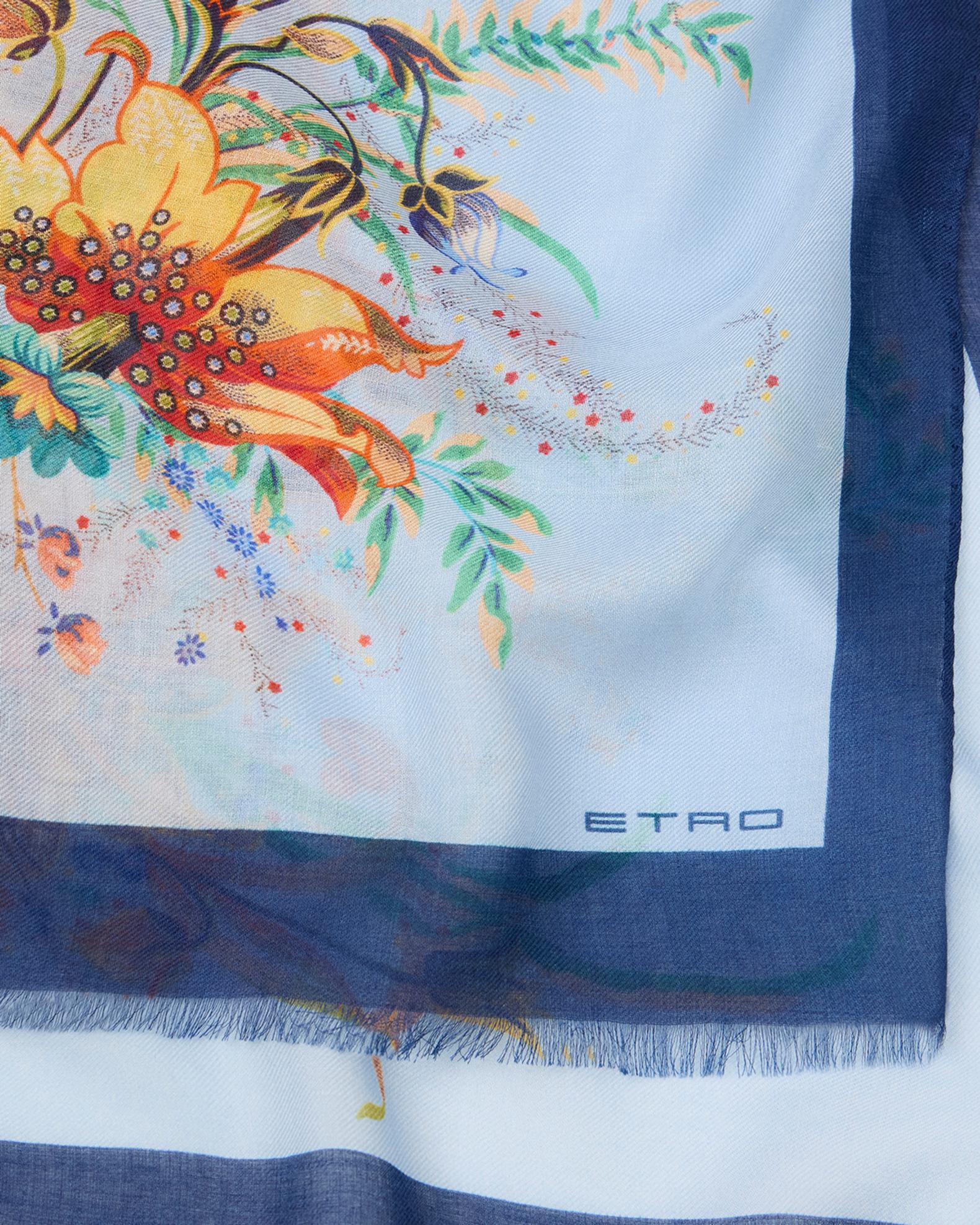 Etro Floral Modal-Cashmere Scarf | Neiman Marcus