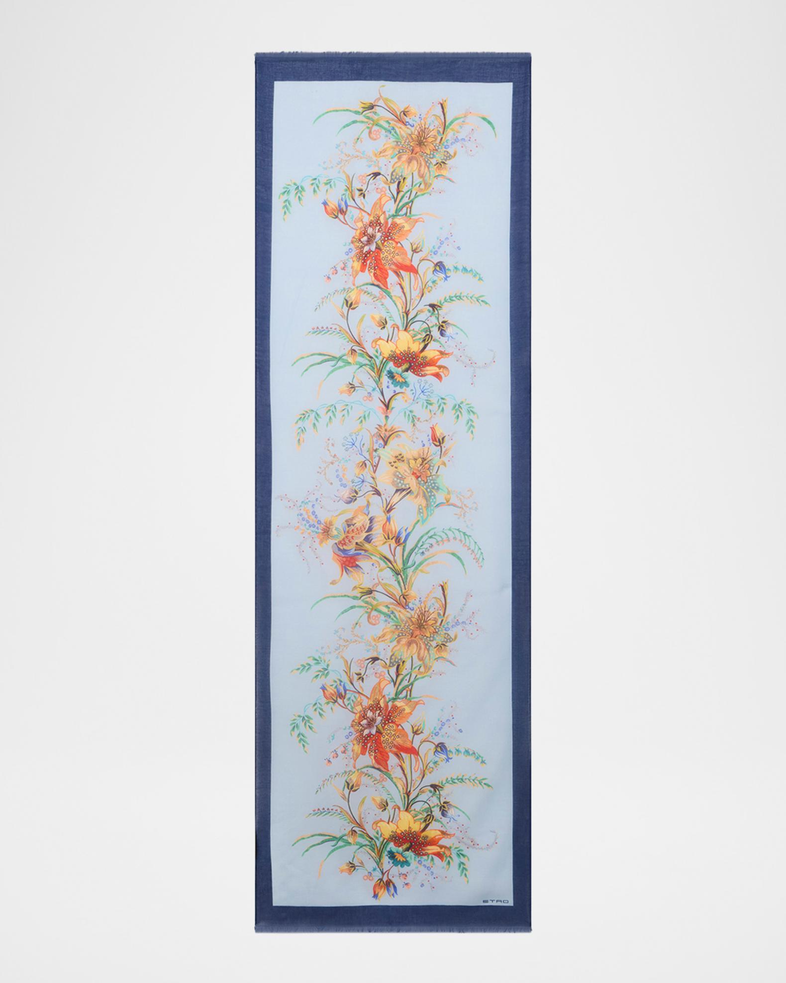 Etro Floral Modal-Cashmere Scarf | Neiman Marcus
