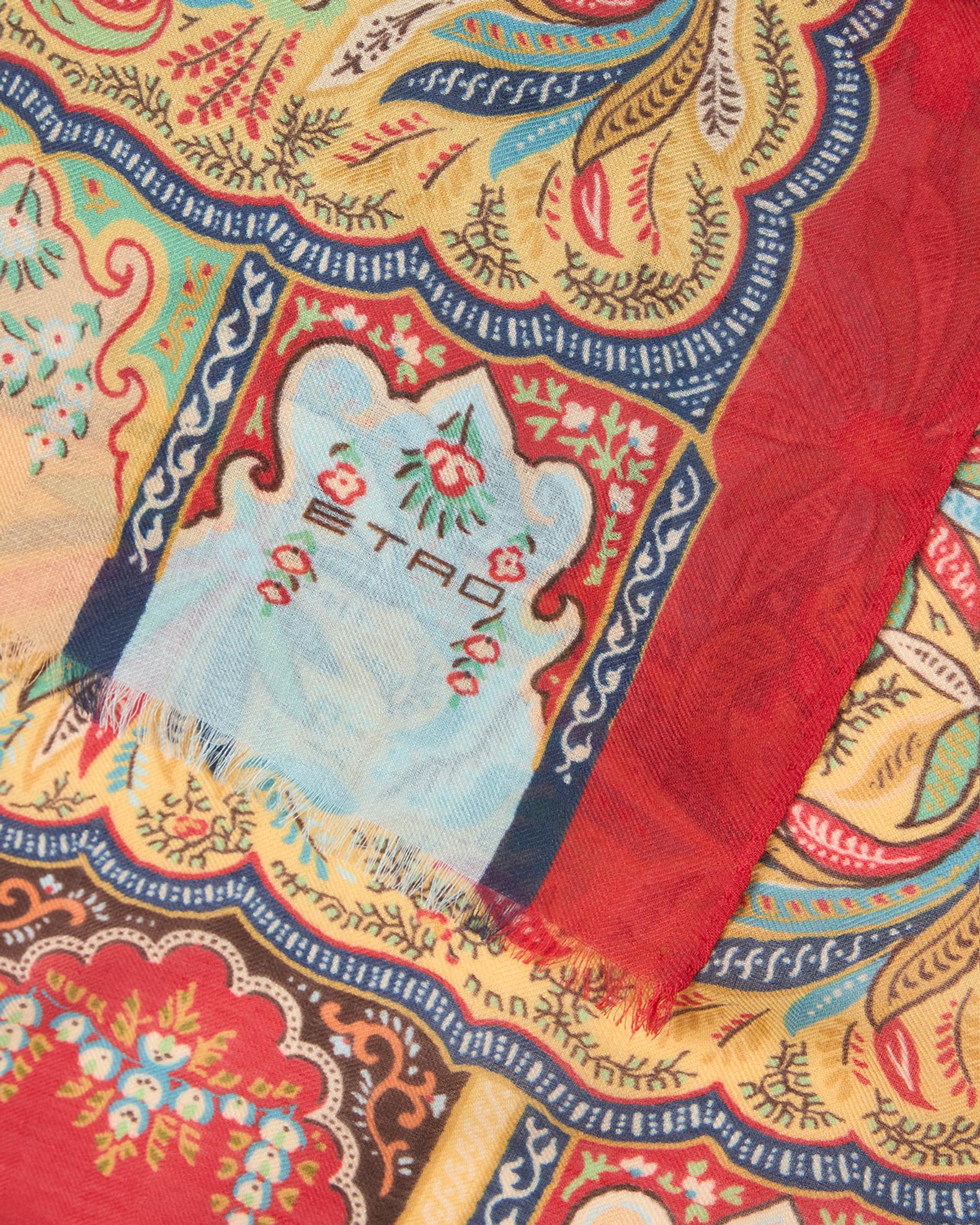 Etro Parrot & Paisley Modal-Cashmere Scarf | Neiman Marcus