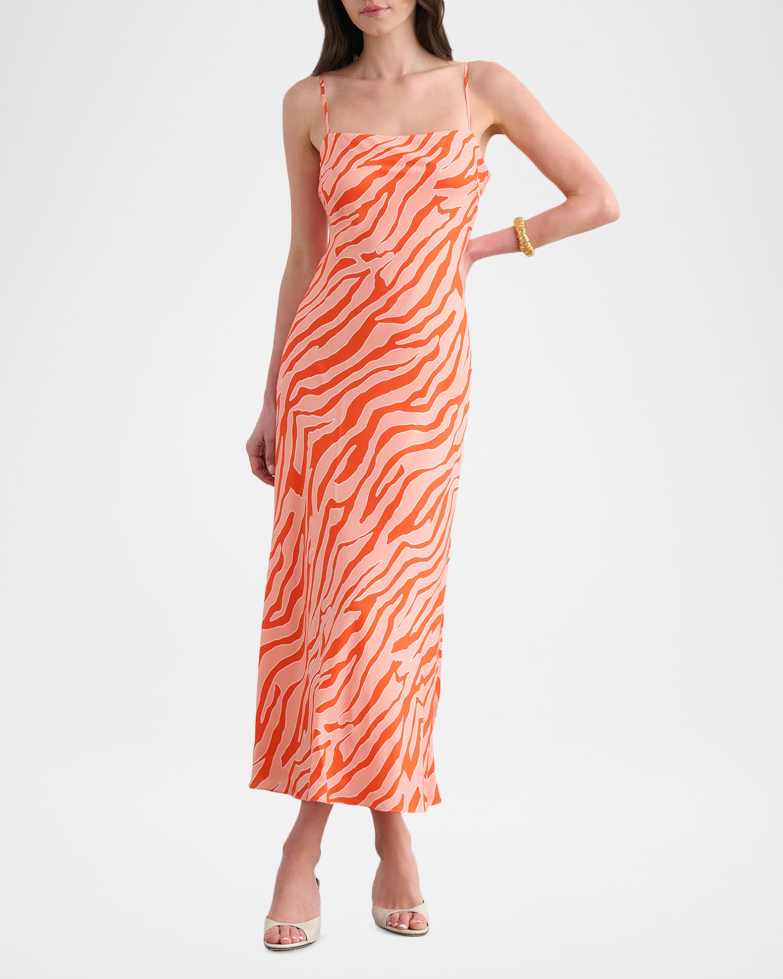 lou lou bridesmaid dresses A.L.C. Women's Lou Dress - Orange - Size 14