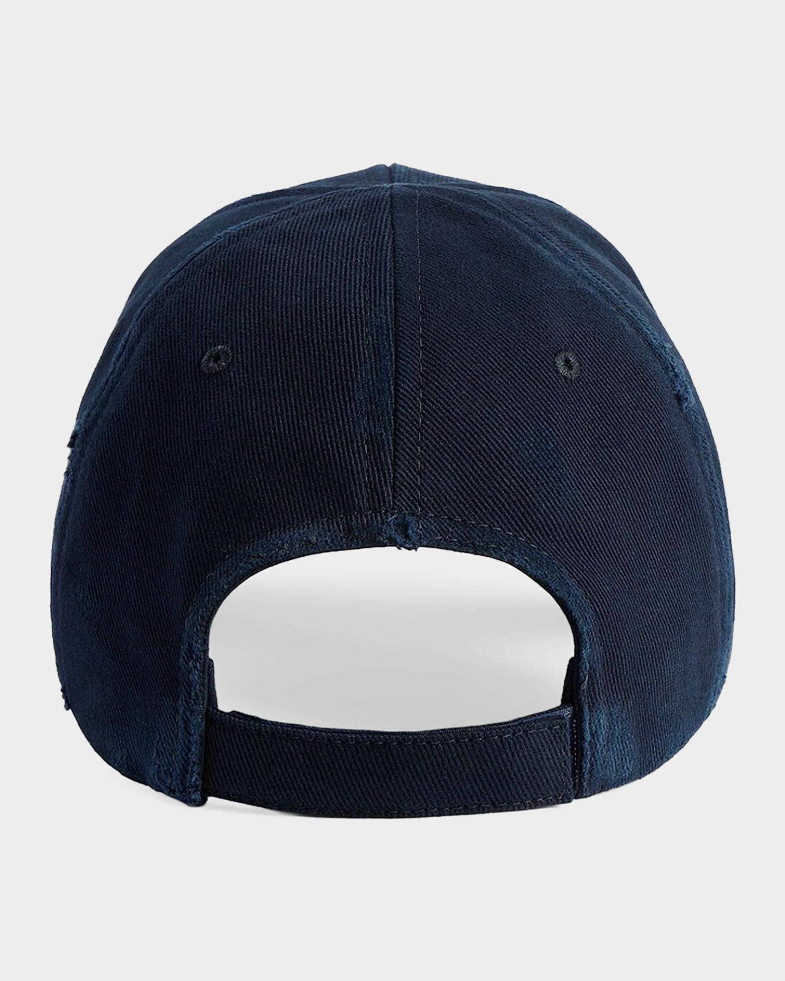 BALENCIAGA キャップ NAVY ネイビー 紺 Balenciaga Logo Cotton Baseball Cap | Neiman Marcus