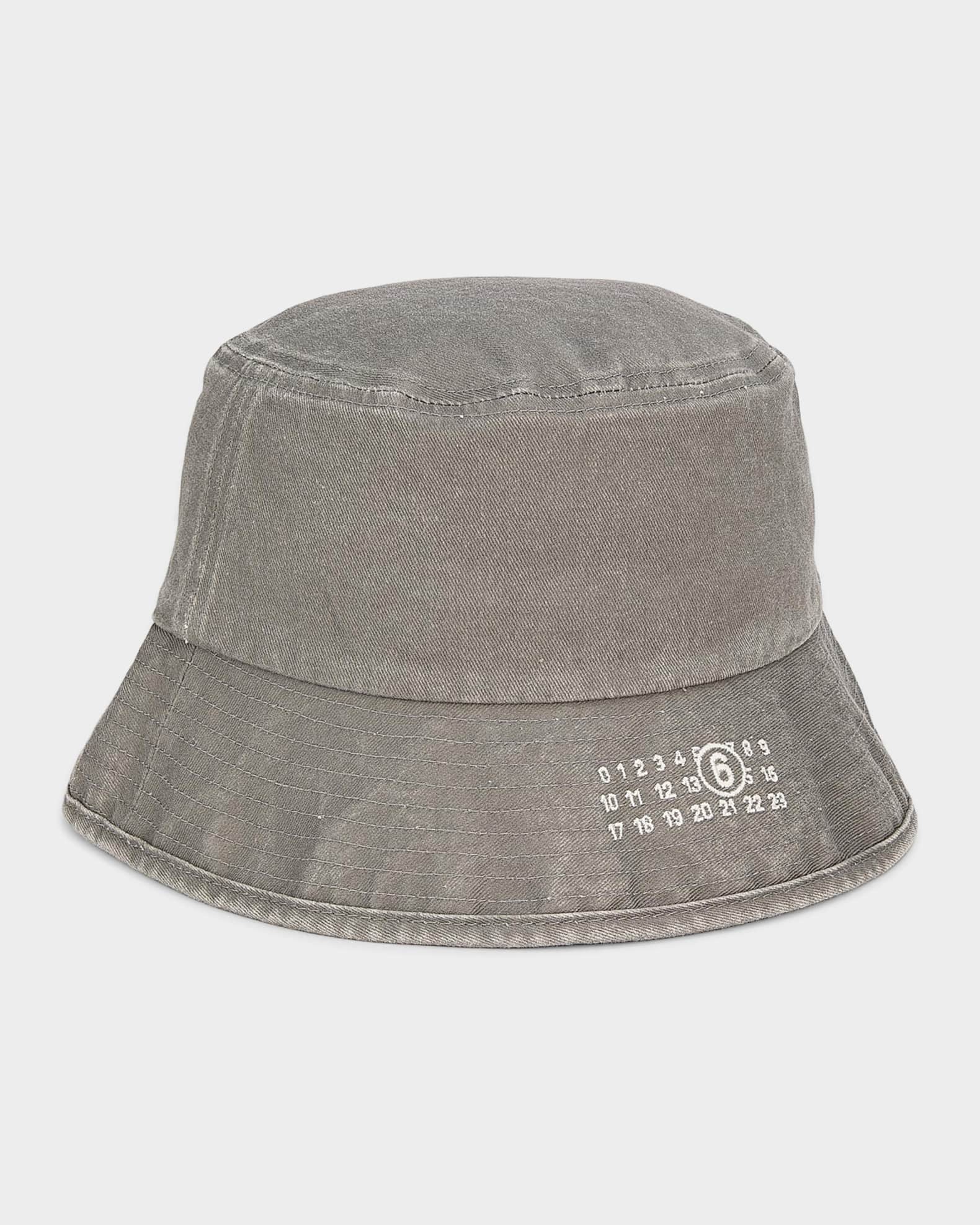 Maison Margiela Men's Logo Cotton Bucket Hat | Neiman Marcus