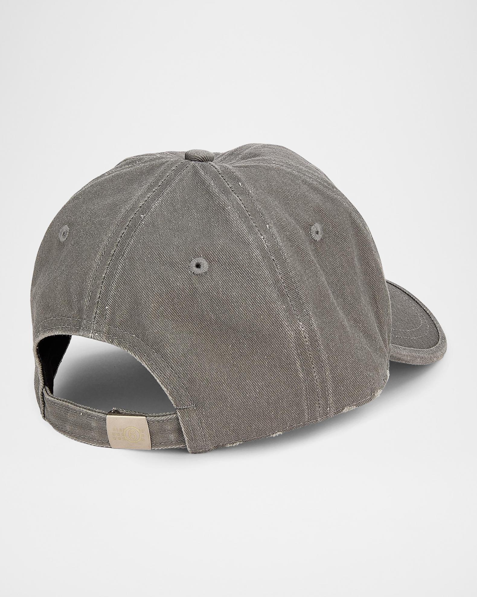 Maison Margiela Men's Logo Cotton Baseball Hat | Neiman Marcus