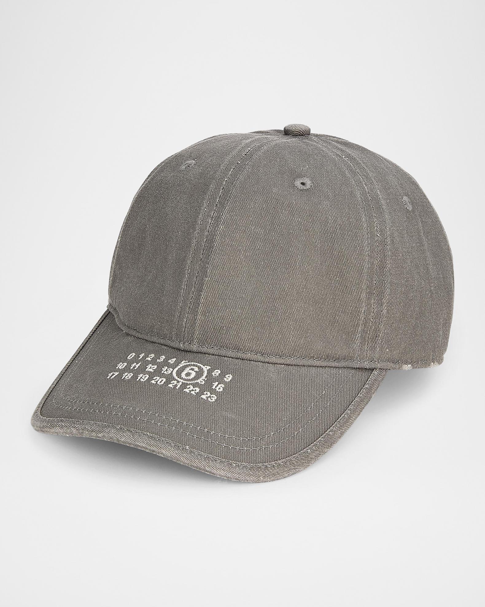 Maison Margiela Men's Logo Cotton Baseball Hat | Neiman Marcus