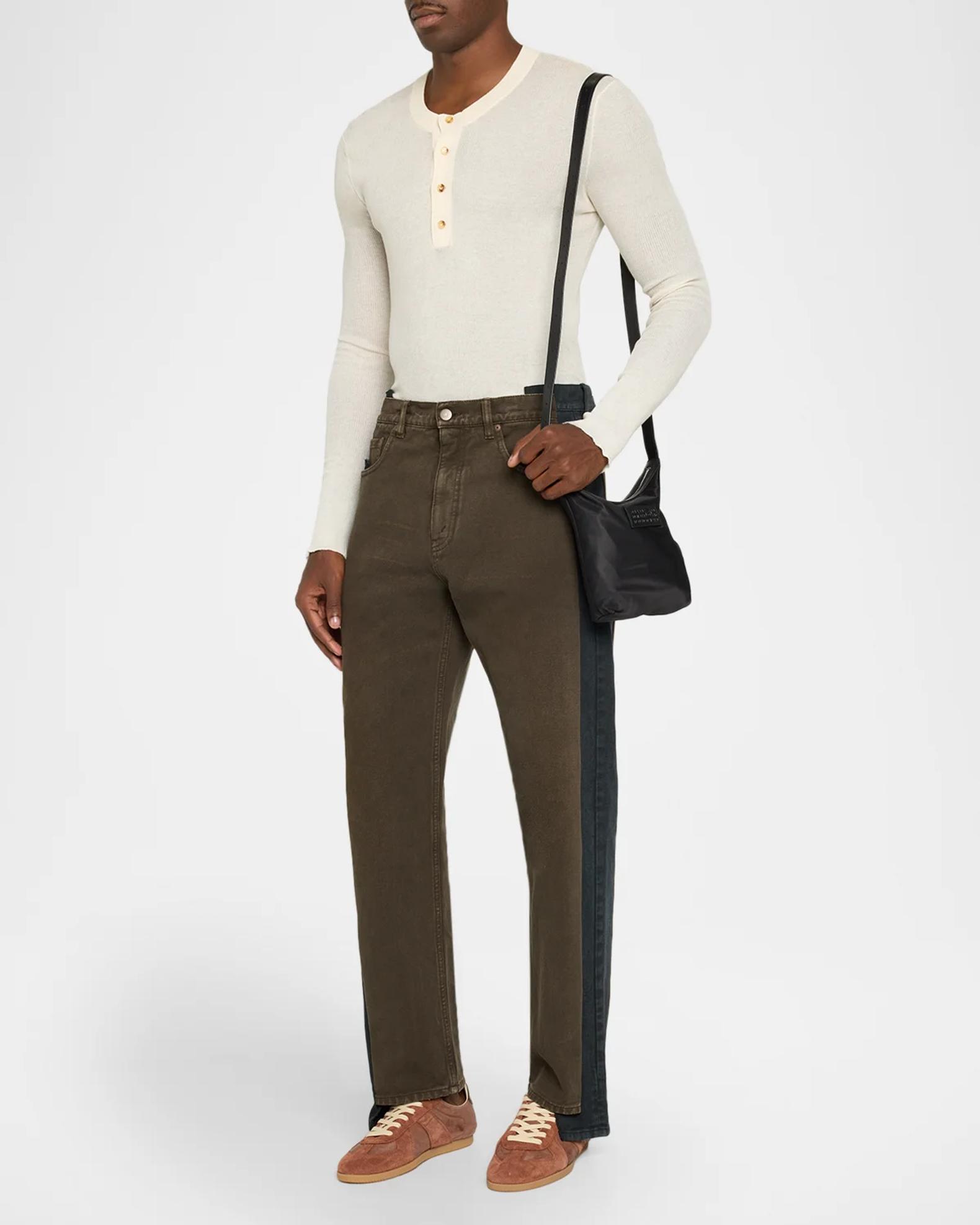 Maison Margiela Men's Numeric Vertical Nylon Crossbody Bag