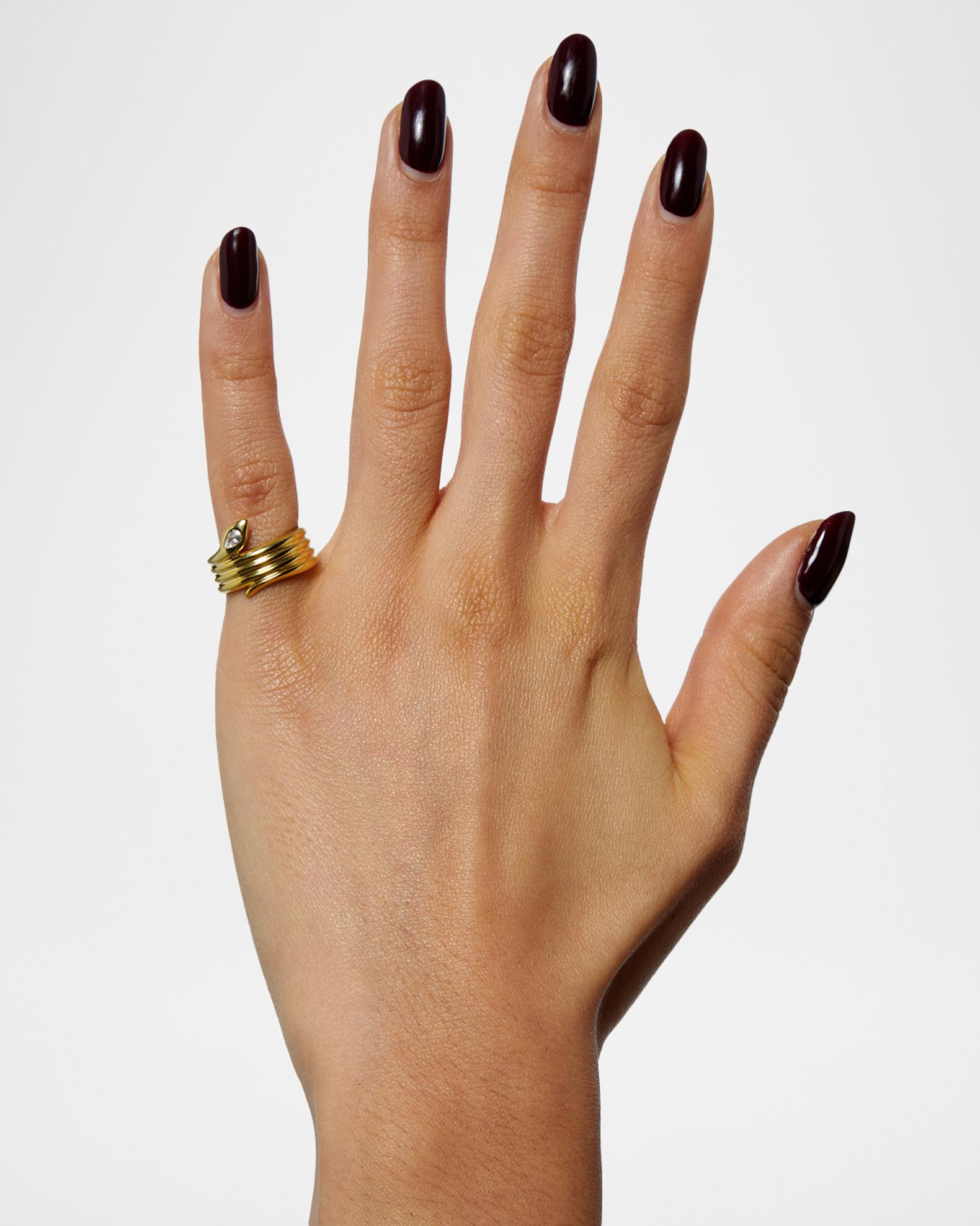 Heaven Mayhem Oria Pinkie Ring, Gold, Size 3 | Neiman Marcus
