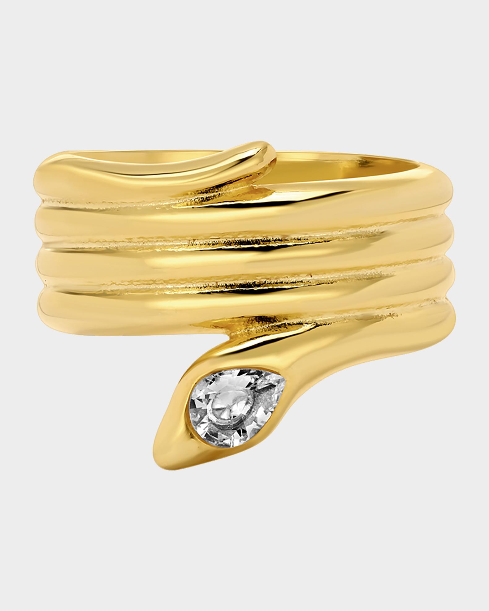 Heaven Mayhem Oria Pinkie Ring, Gold, Size 3 | Neiman Marcus