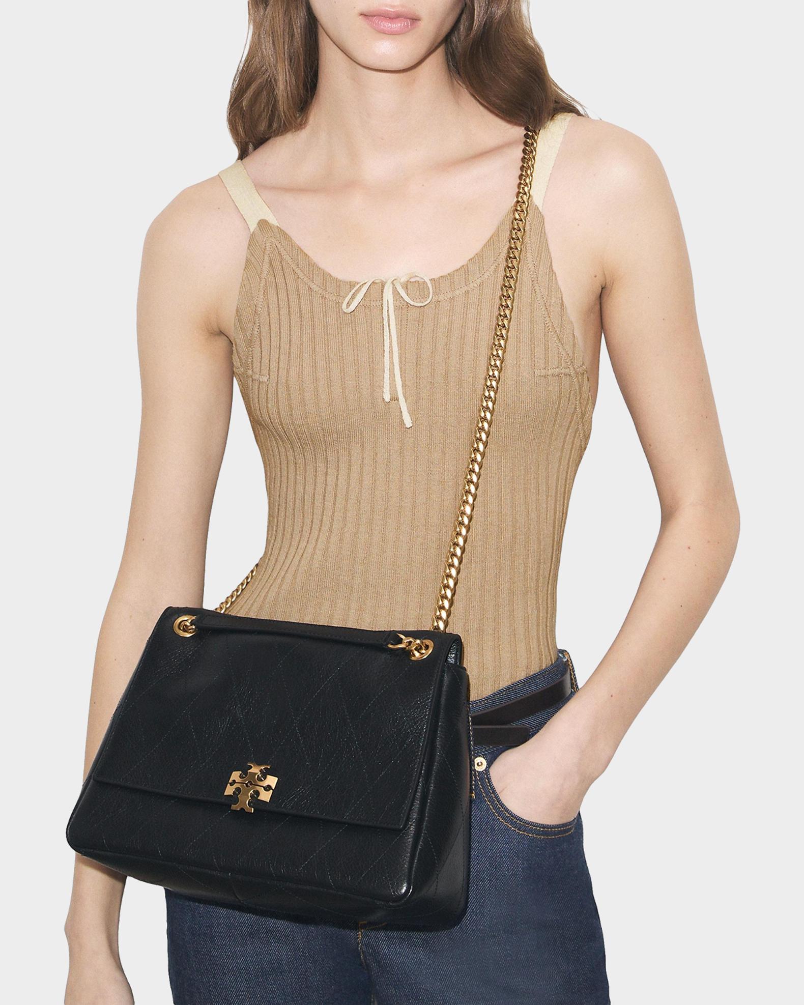 Tory Burch Charlie Quilted Leather Crossbody Bag | Neiman Marcus