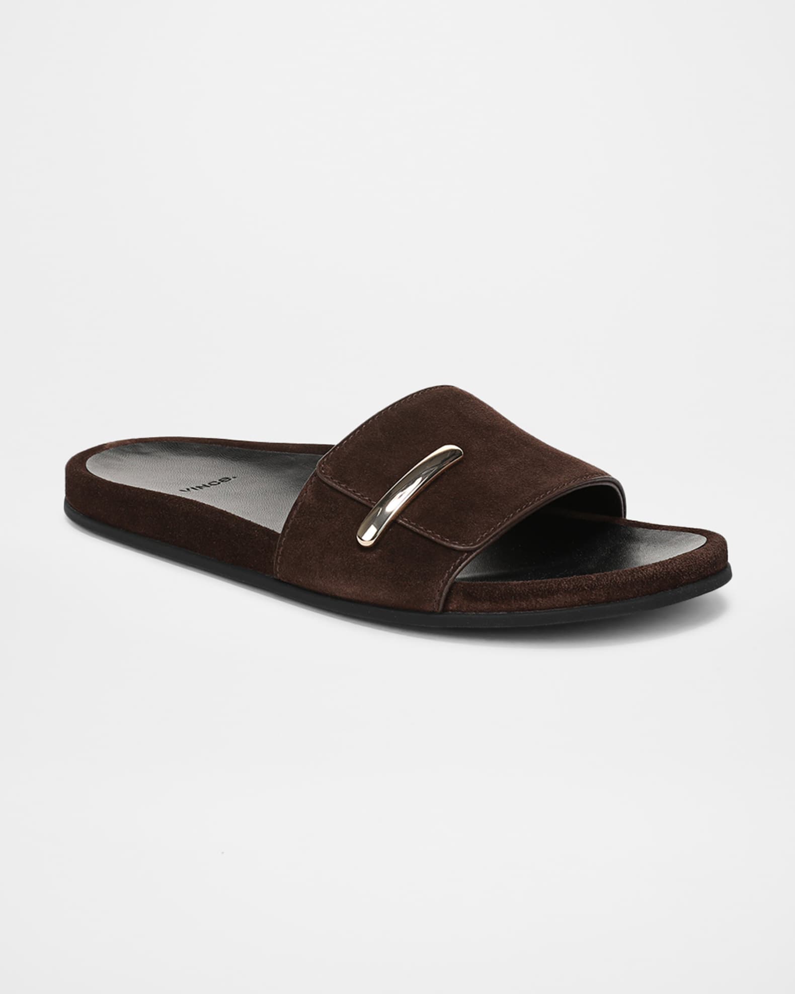 Vince Sadie Suede Slide Sandals | Neiman Marcus