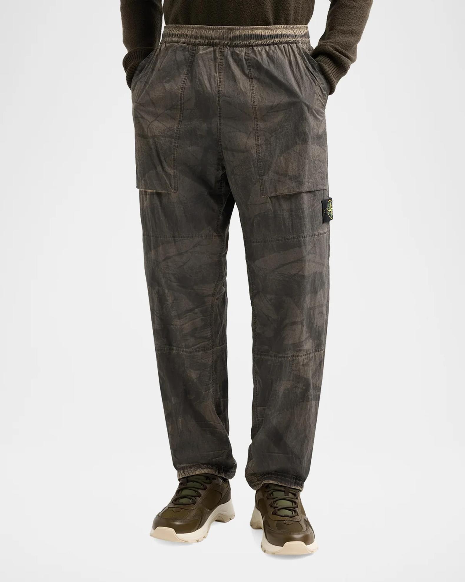Stone Island Men's Camouflage Nylon Pants | Neiman Marcus