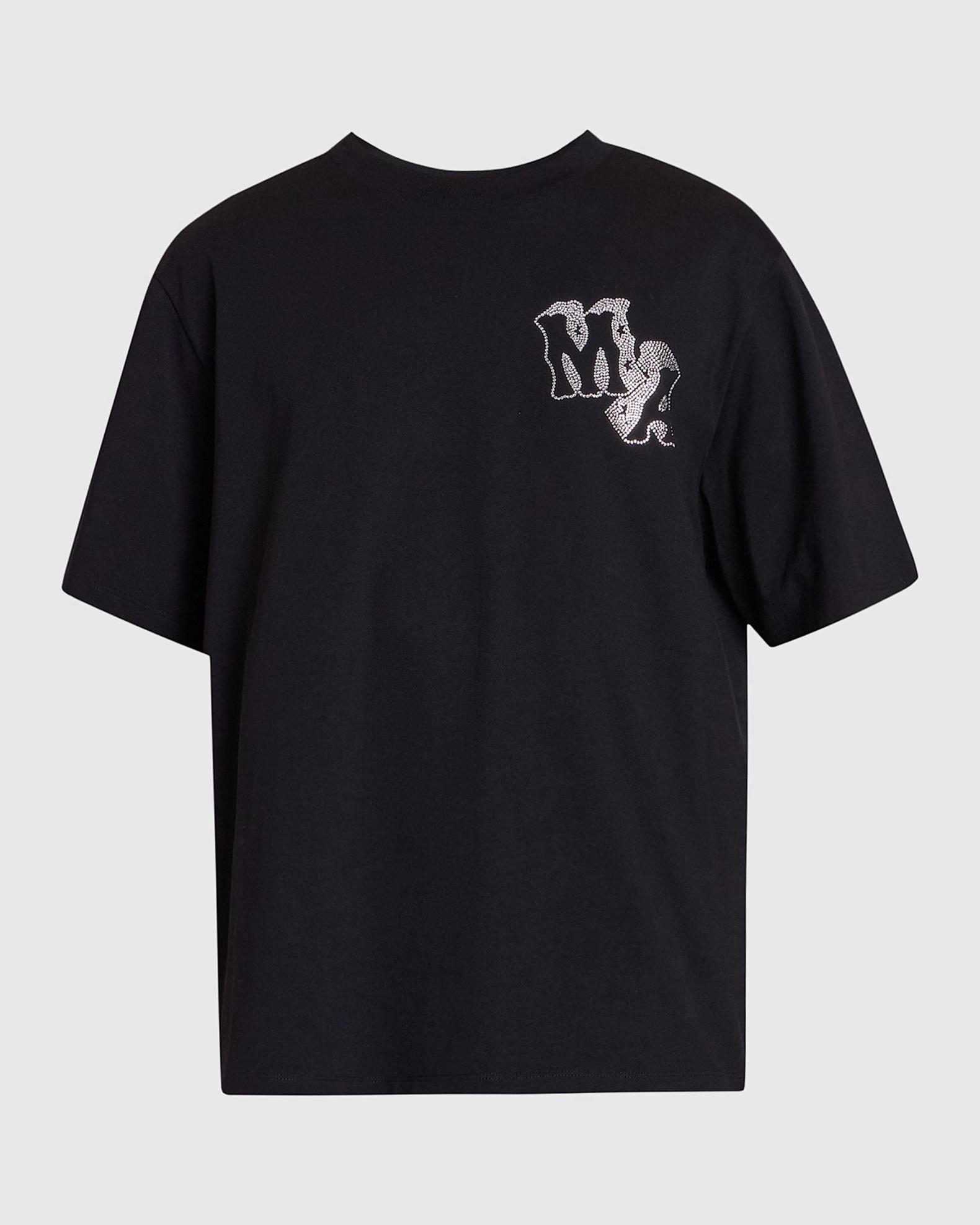 Amiri Men's Crystal-Embellished Logo Cotton T-Shirt | Neiman Marcus