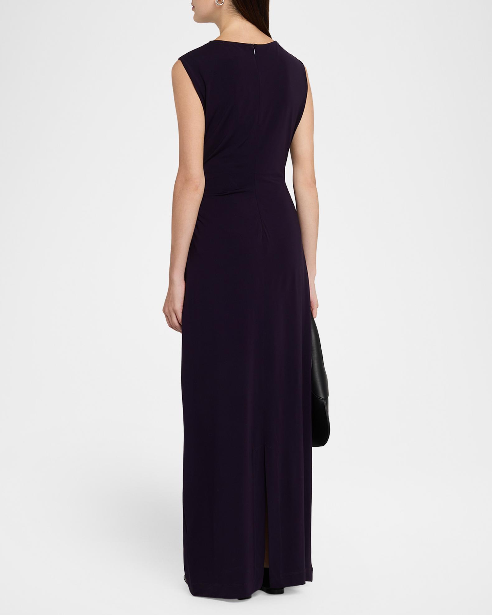 Emporio Armani Sleeveless Jersey Column Gown | Neiman Marcus