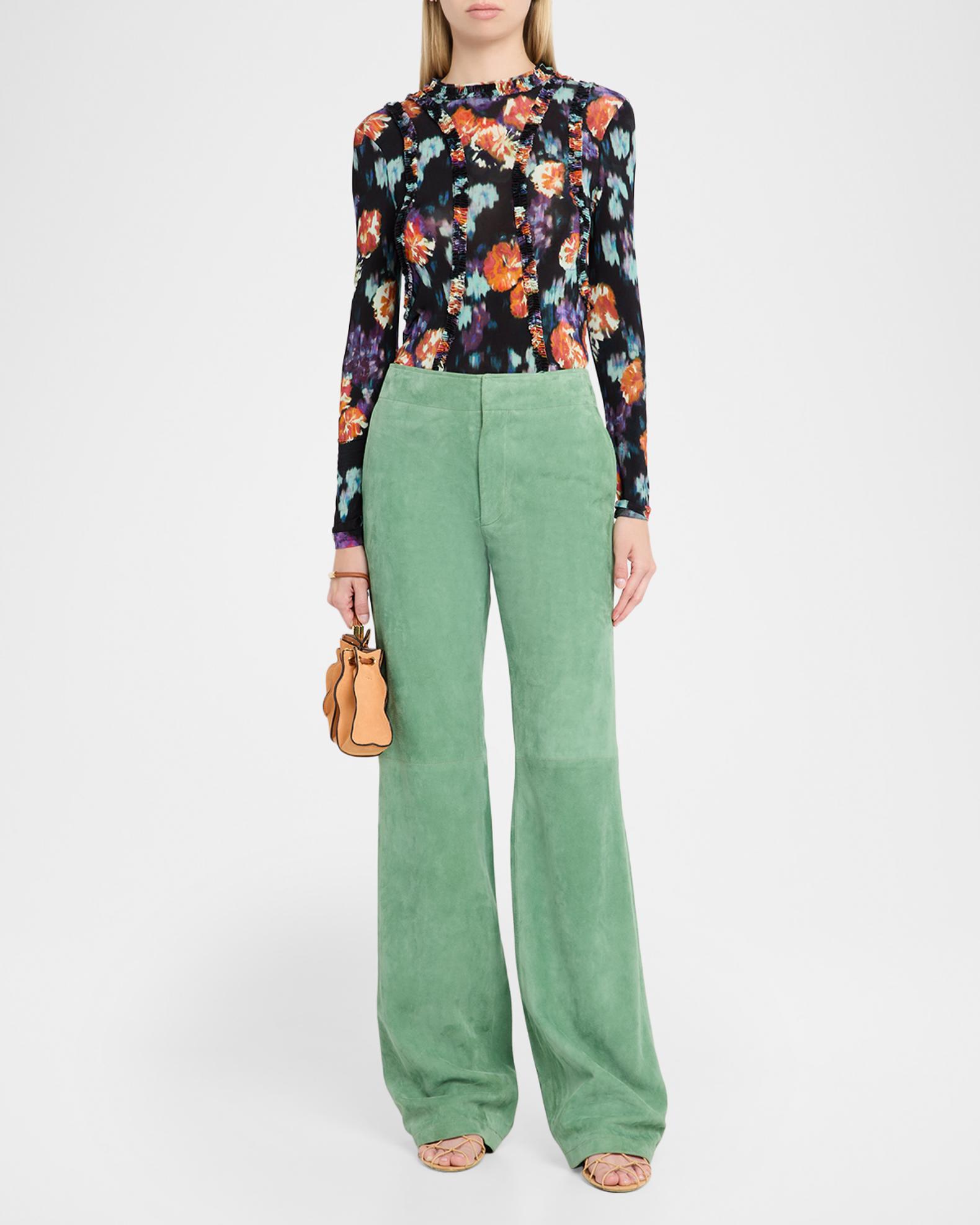 Ulla Johnson Freja Suede Pants | Neiman Marcus