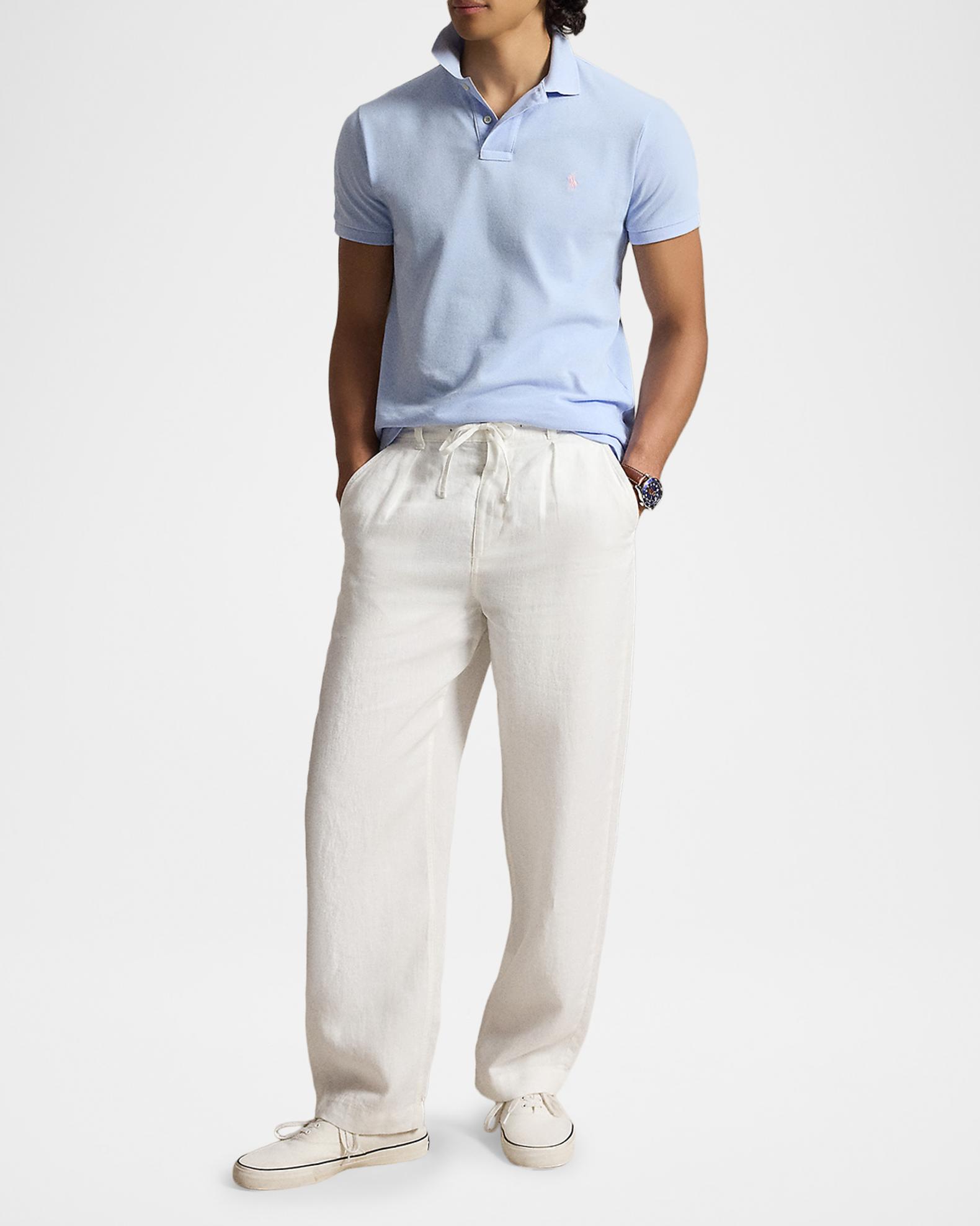 Polo Ralph Lauren Men's Slim Fit Piqué Polo Shirt | Neiman Marcus