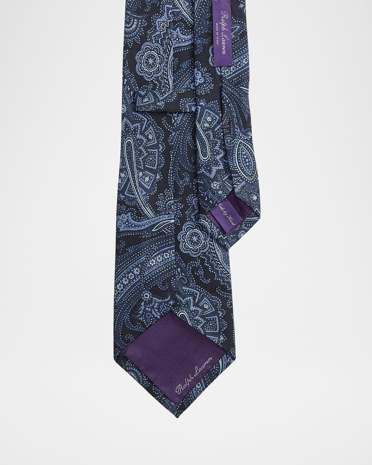 Ralph Lauren Purple Label Men's Paisley Silk Twill Tie | Neiman Marcus