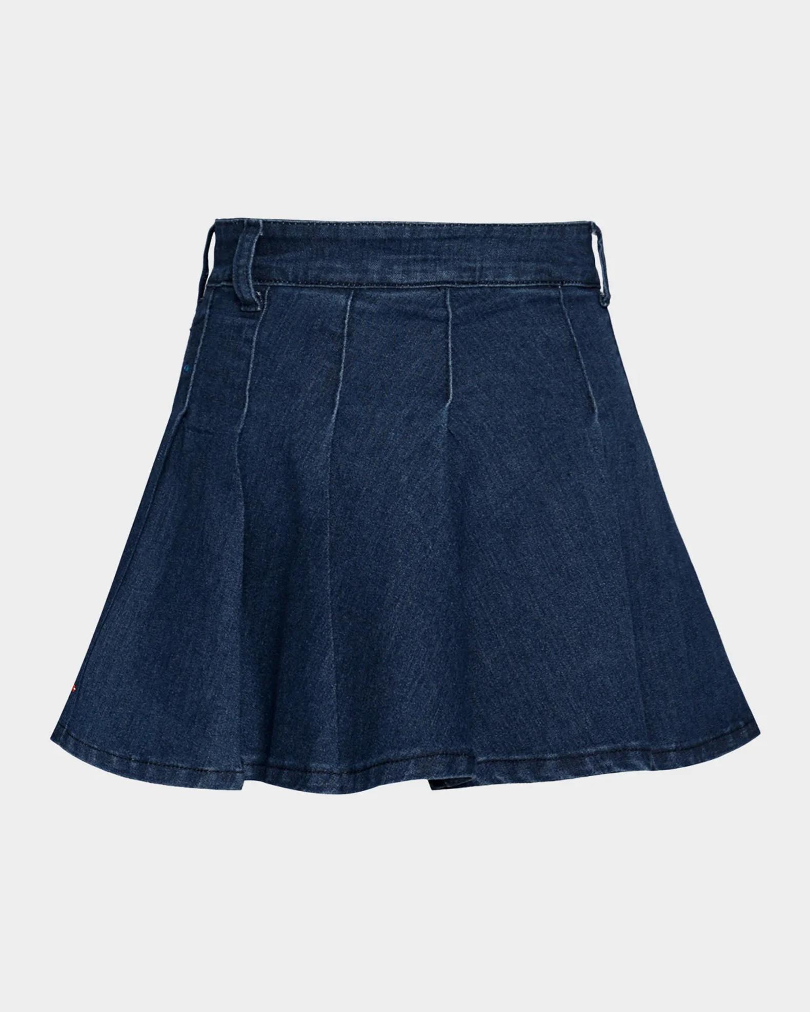 Hannah Banana Girl's Pleated Denim Skirt, Size 4-14 | Neiman Marcus
