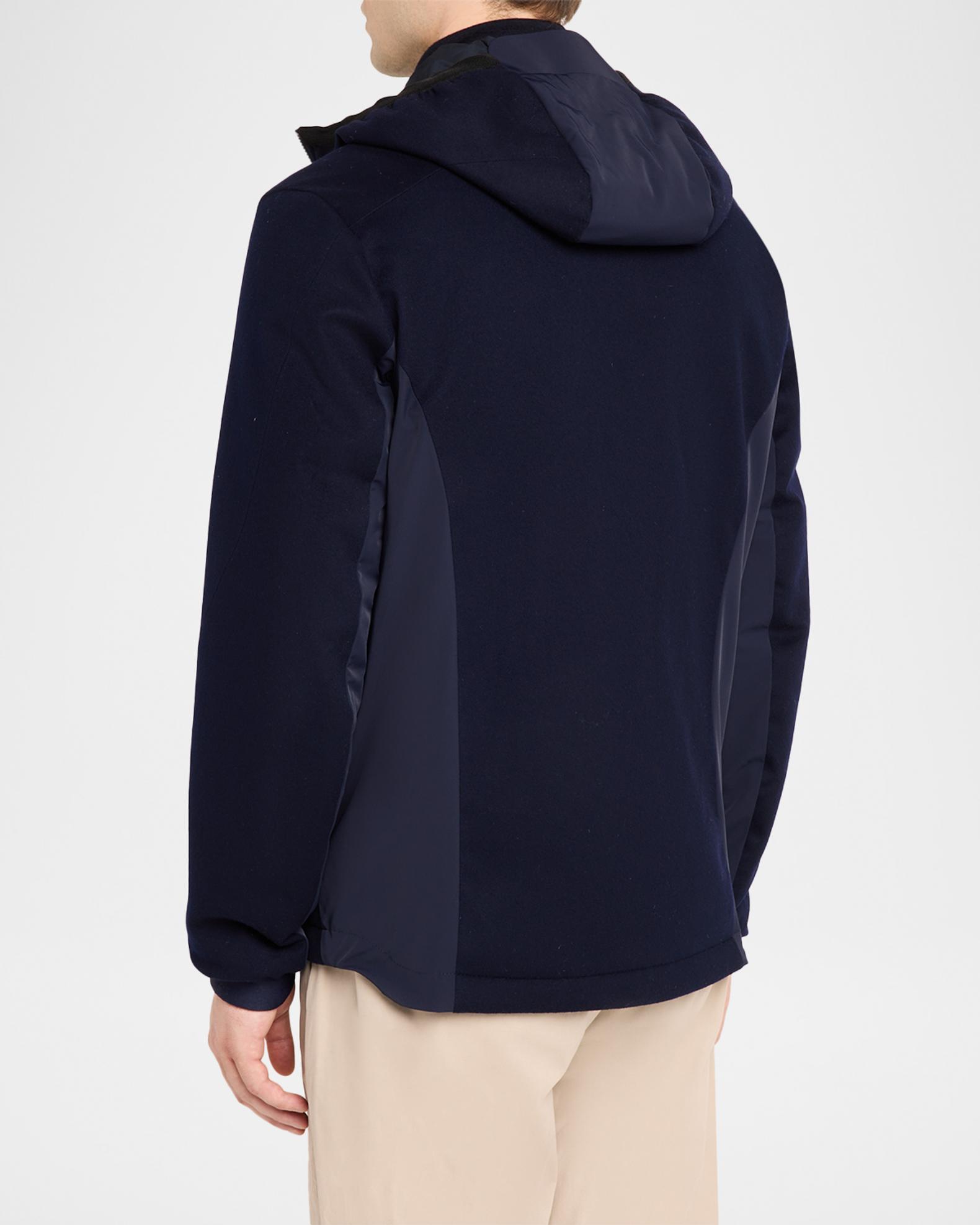 Sease Men's Predator 3.0 Water-Resistant Padded Wool Jacket with Hood ...