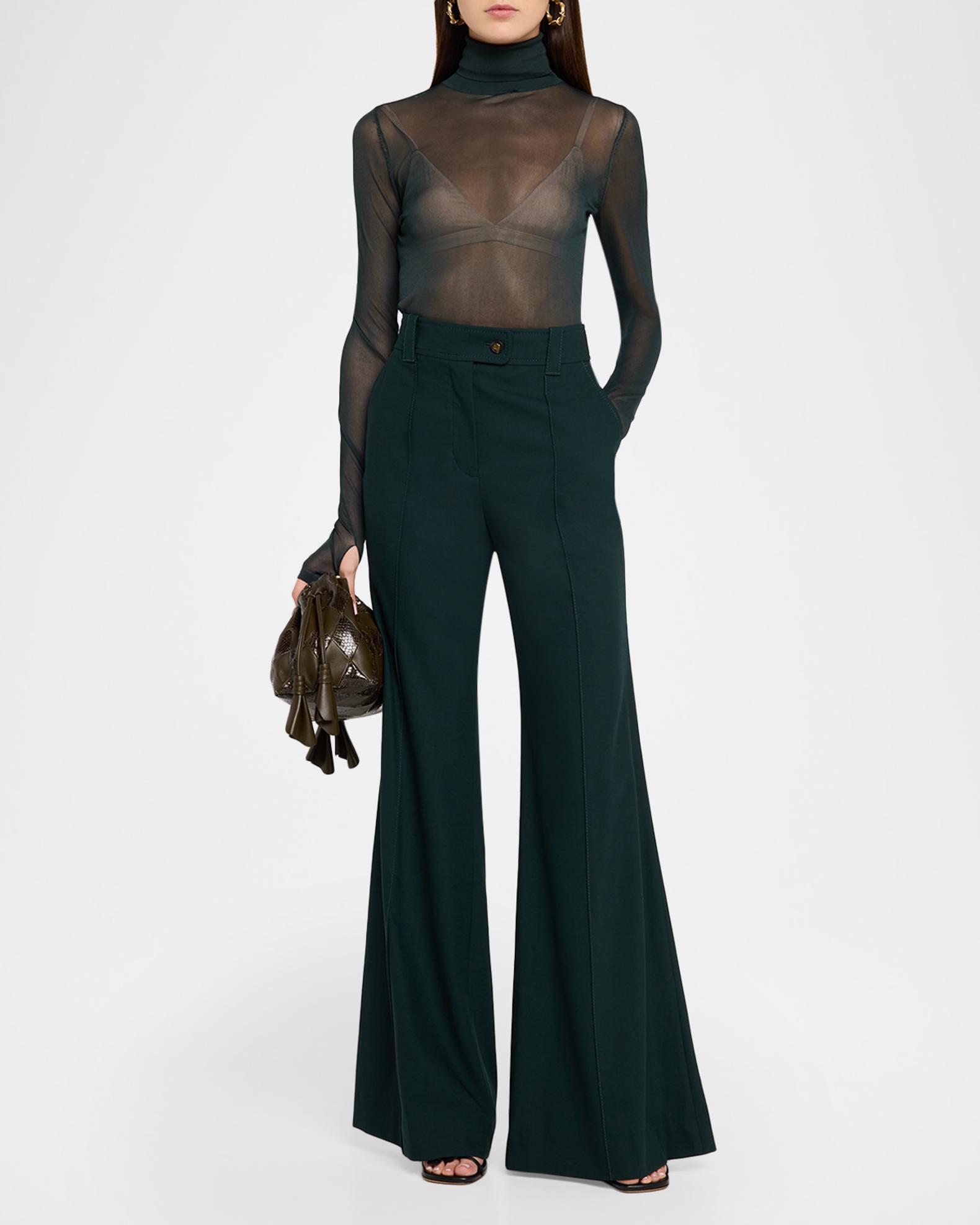 Zimmermann Fine-Knit High-Neck Top | Neiman Marcus