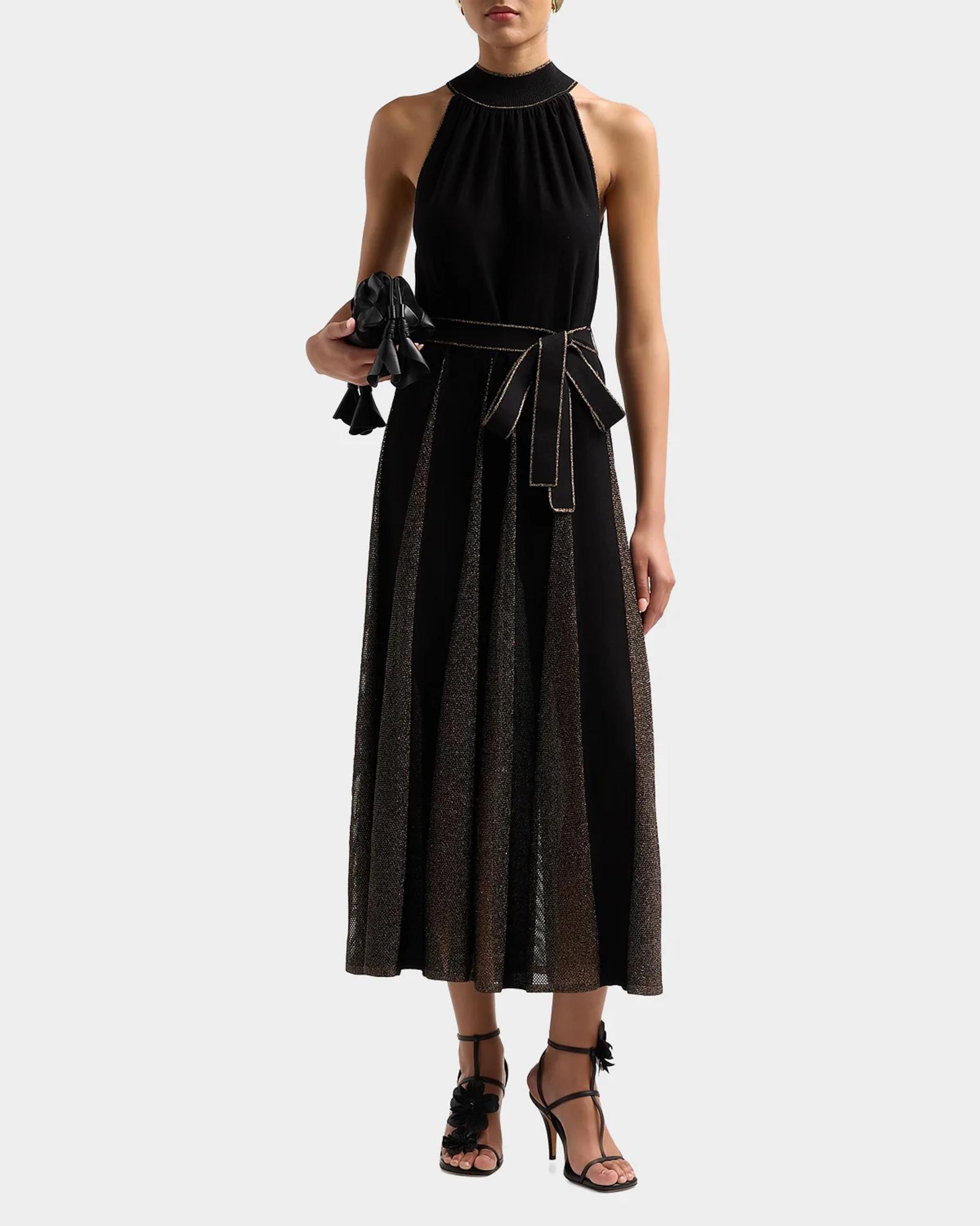 zimmermann halter neck dress Valiant Metallic Maxi Evening formal collection