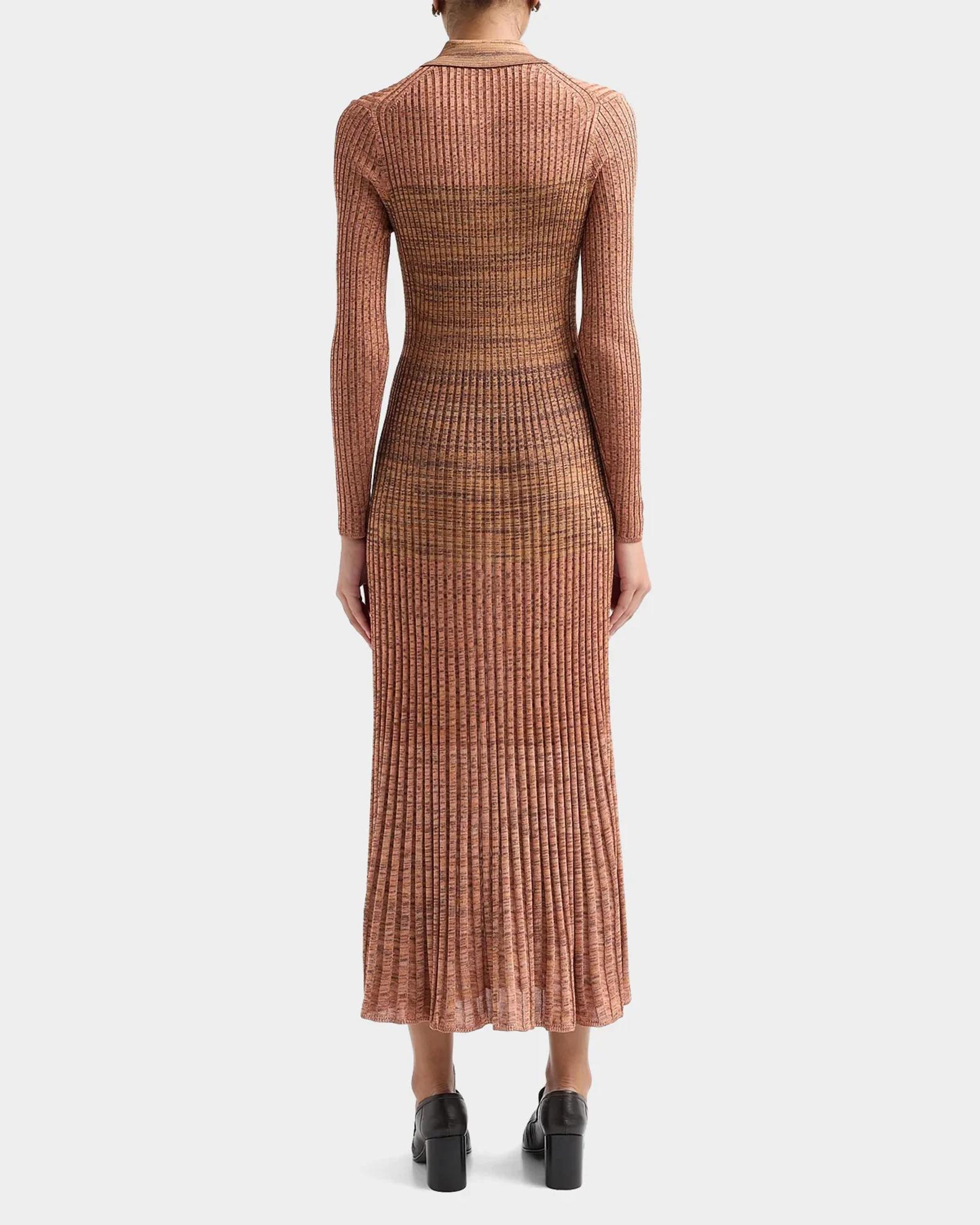 rib knit polo dress Zimmermann Mouline Rib-Knit Midi Mini dress