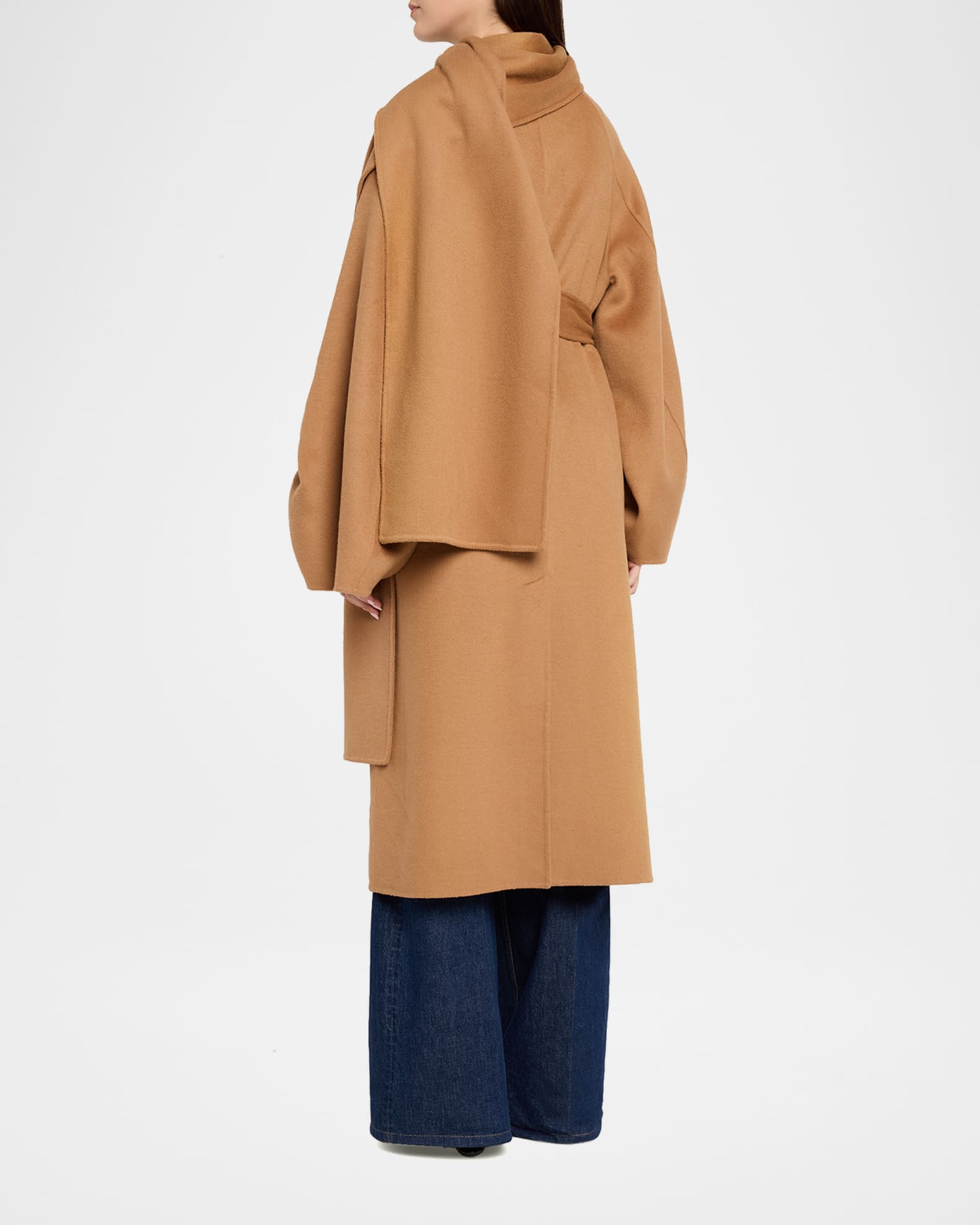 Zimmermann Valiant Wool Scarf Maxi Coat | Neiman Marcus