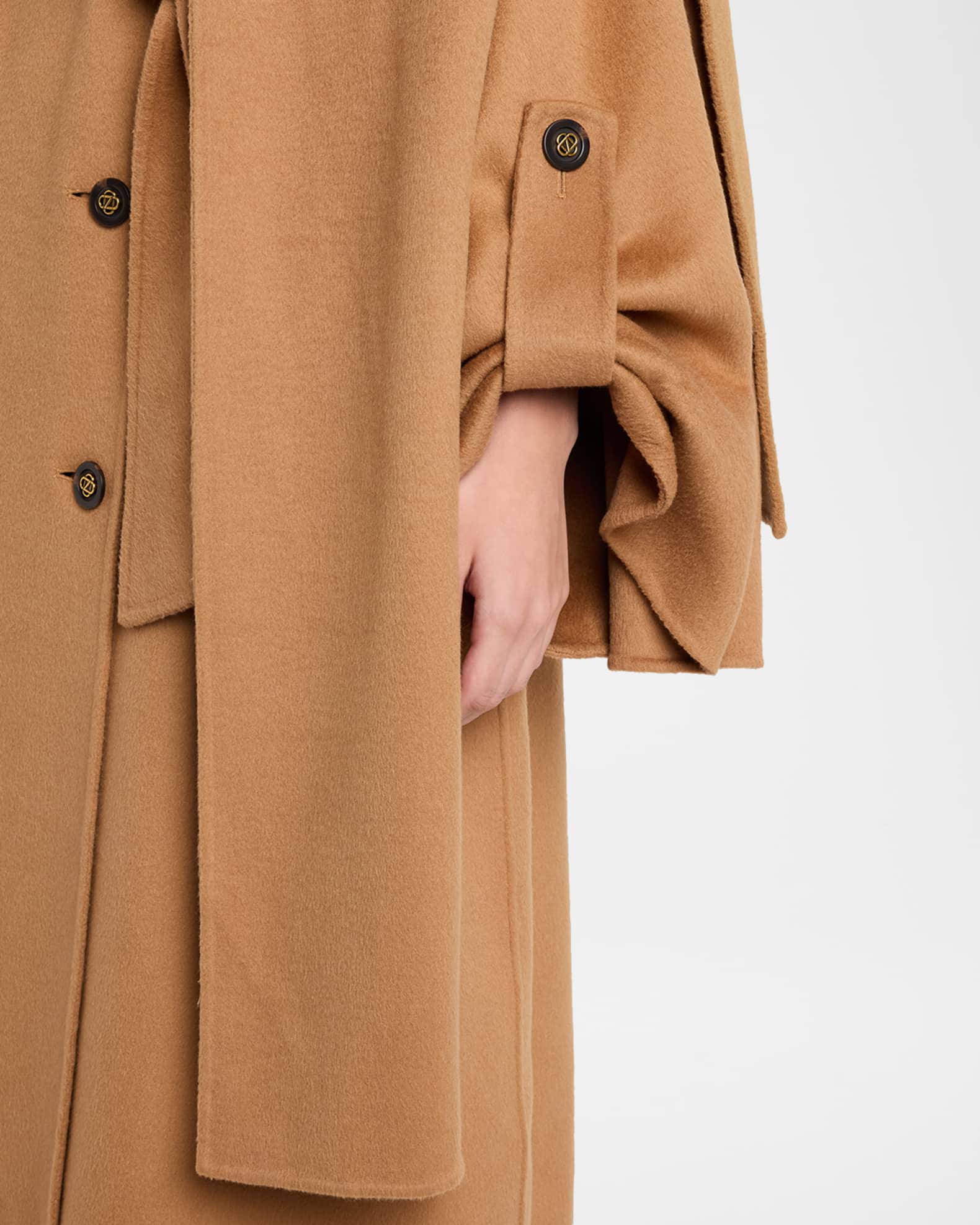 Zimmermann Valiant Wool Scarf Maxi Coat | Neiman Marcus